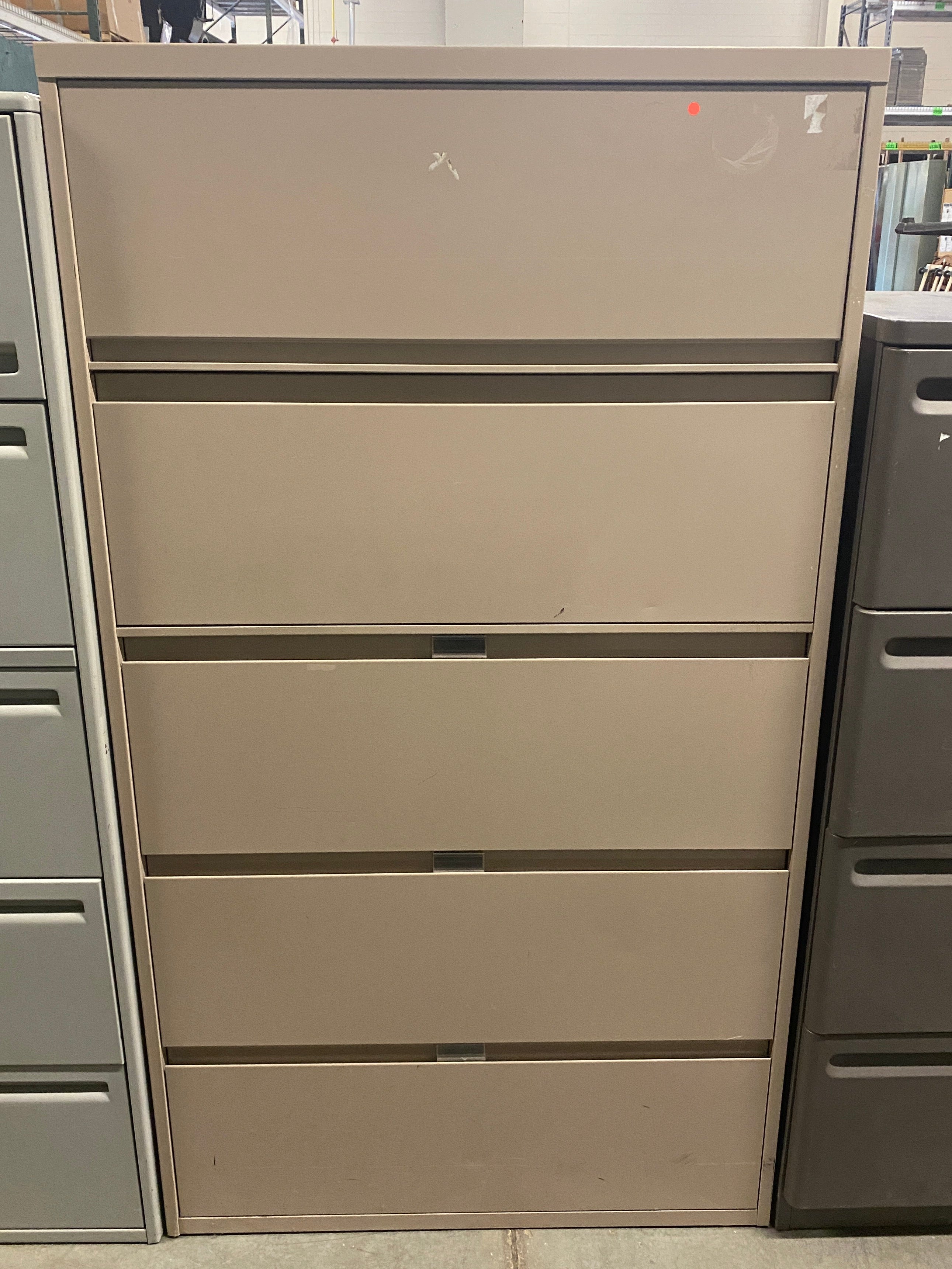 Steelcase 5 Drawer Lateral Cabinet