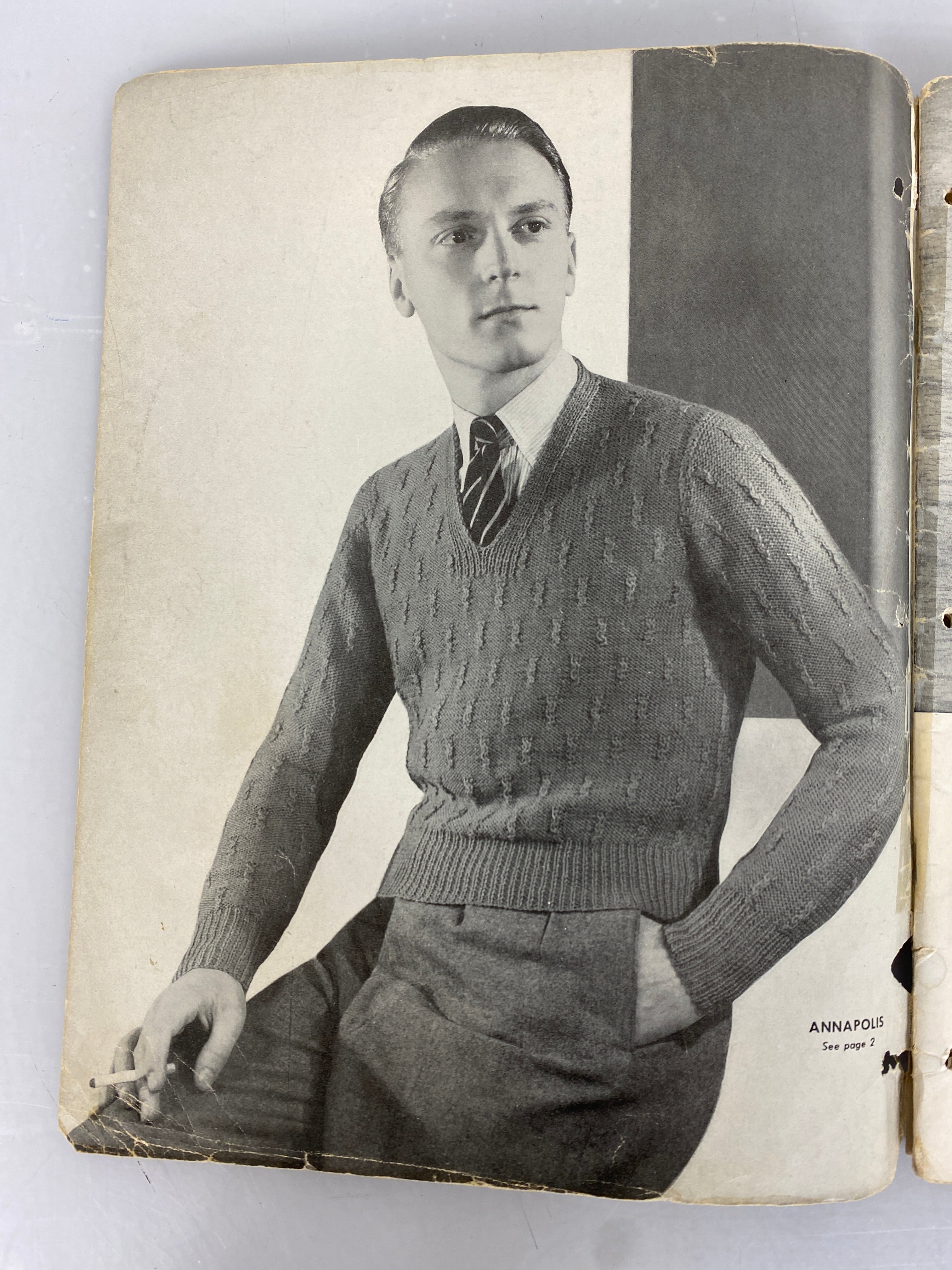 Beehive Hand Knits for Men Series No. 39 Knitting Patterns SC