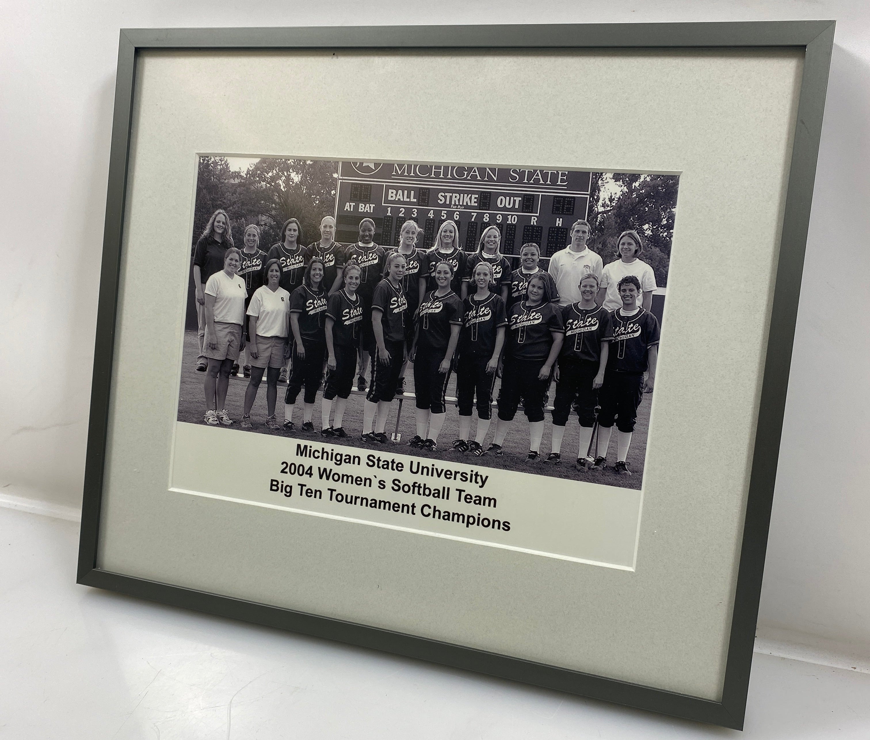 Michigan State University 2004 Women's Softball Team - Matted Photo