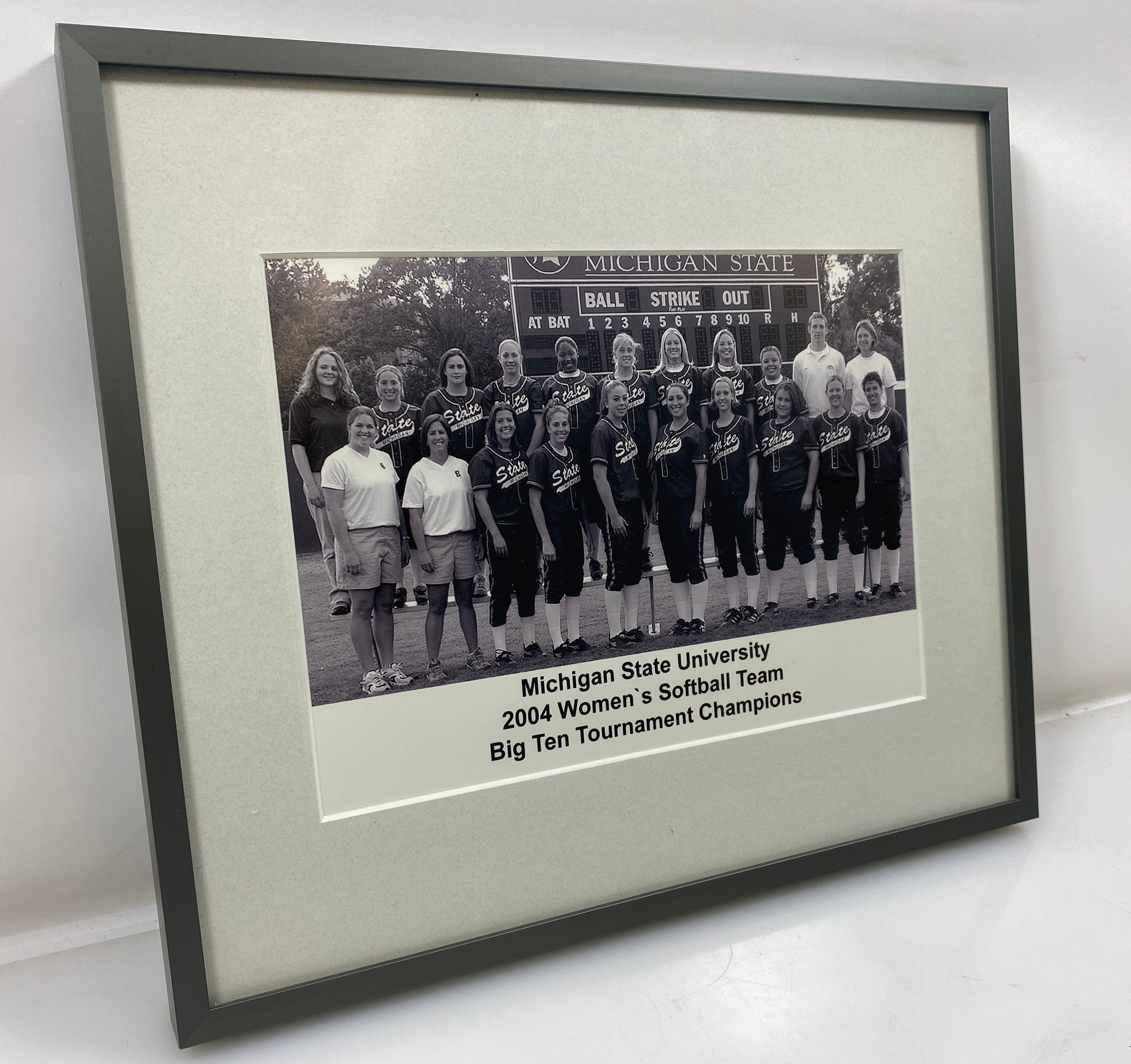 Michigan State University 2004 Women's Softball Team - Matted Photo