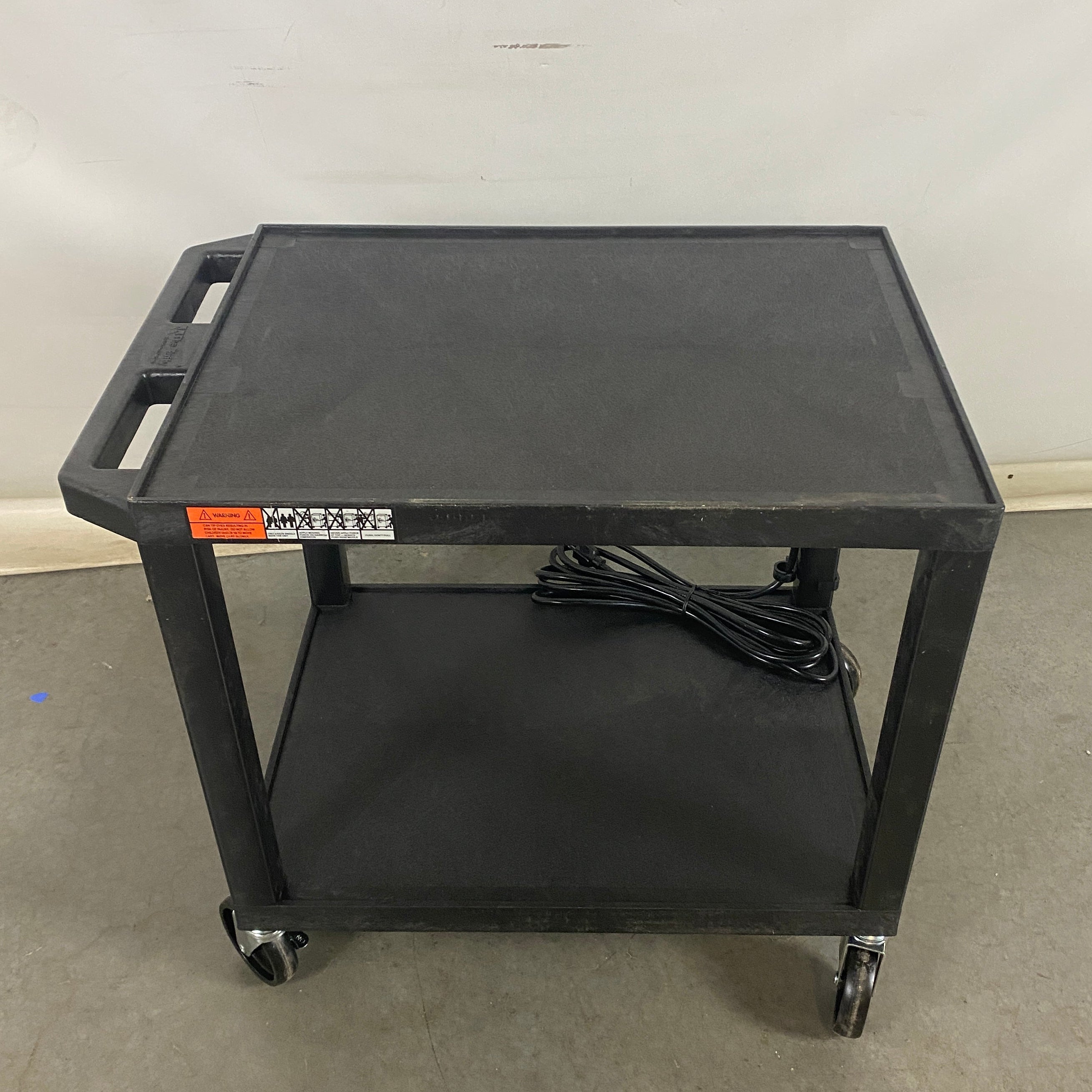 Wilson Company "The Tuffy"" Black Plastic Computer Cart
