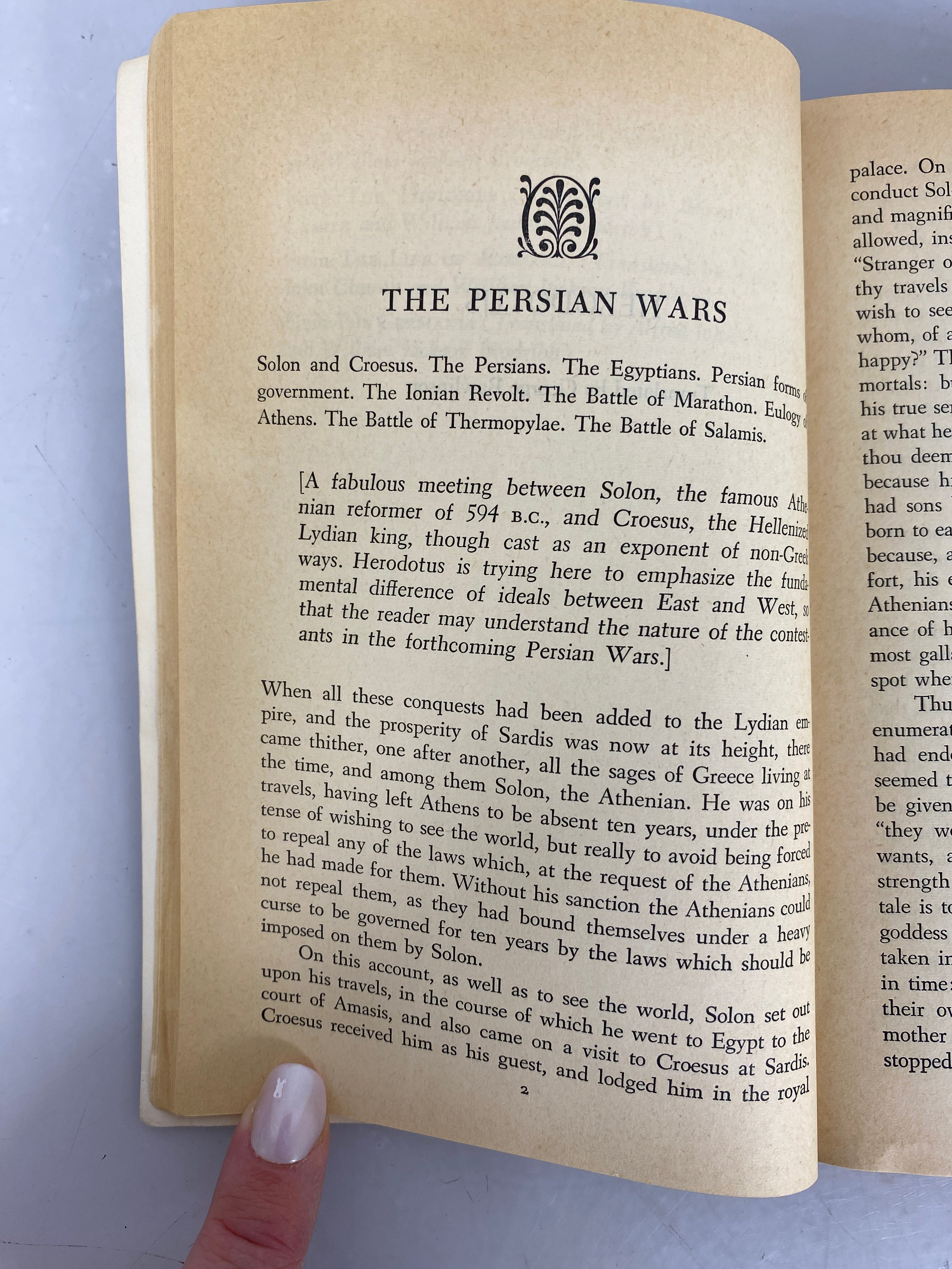 Selections From Greek and Roman Historians by C.A. Robinson, Jr. 1963 SC