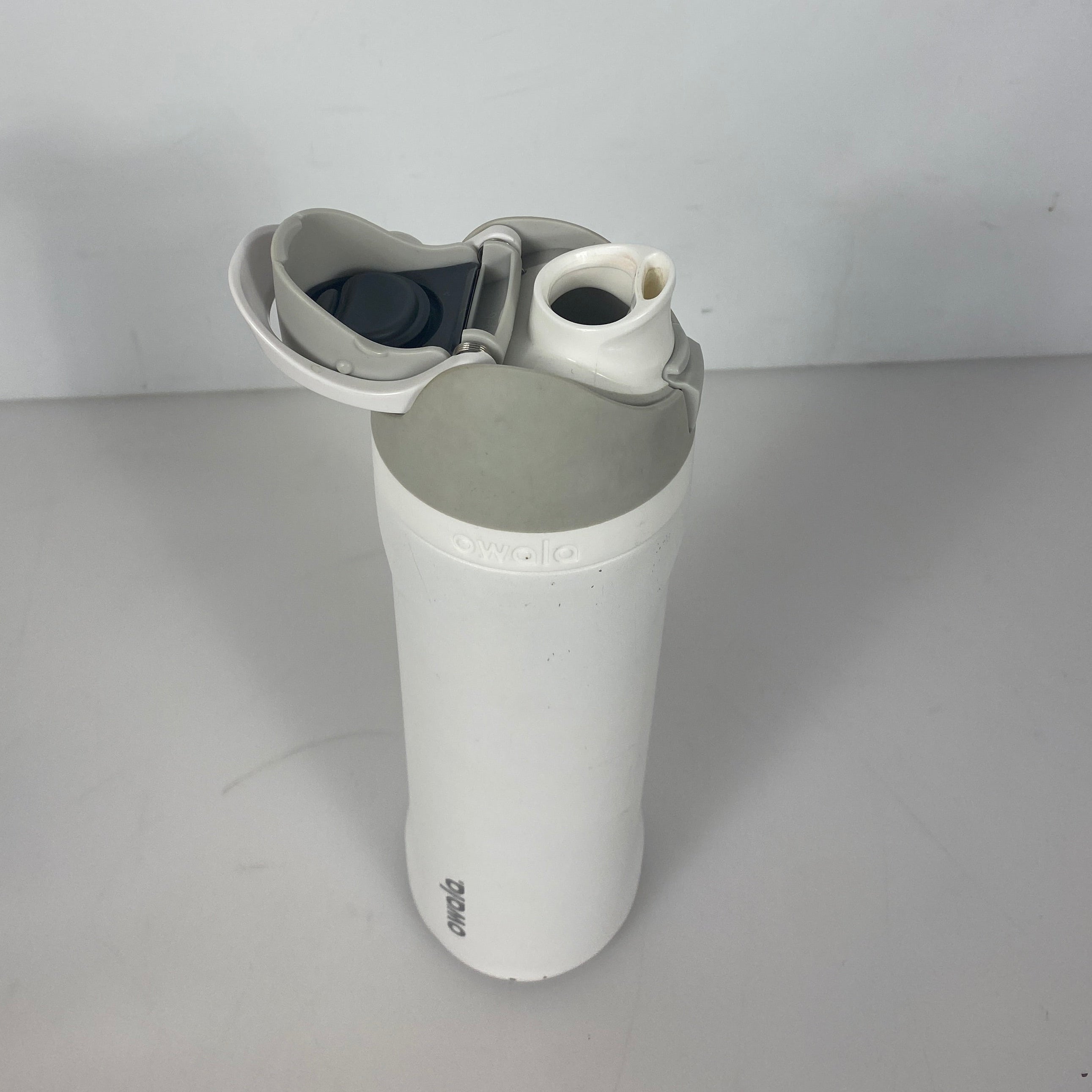 Owala White and Grey Water Bottle 24 oz