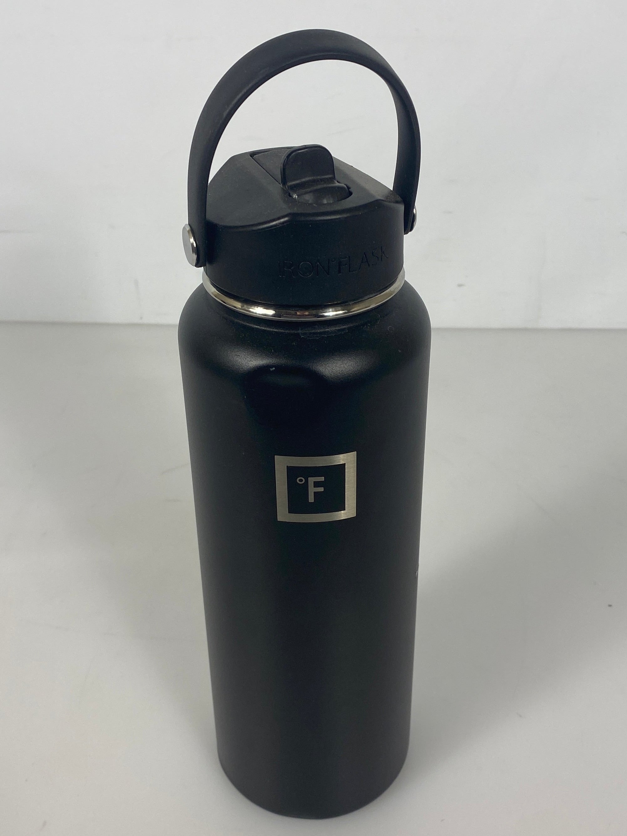 Iron Flask Black 40 oz Stainless Steel Water Bottle