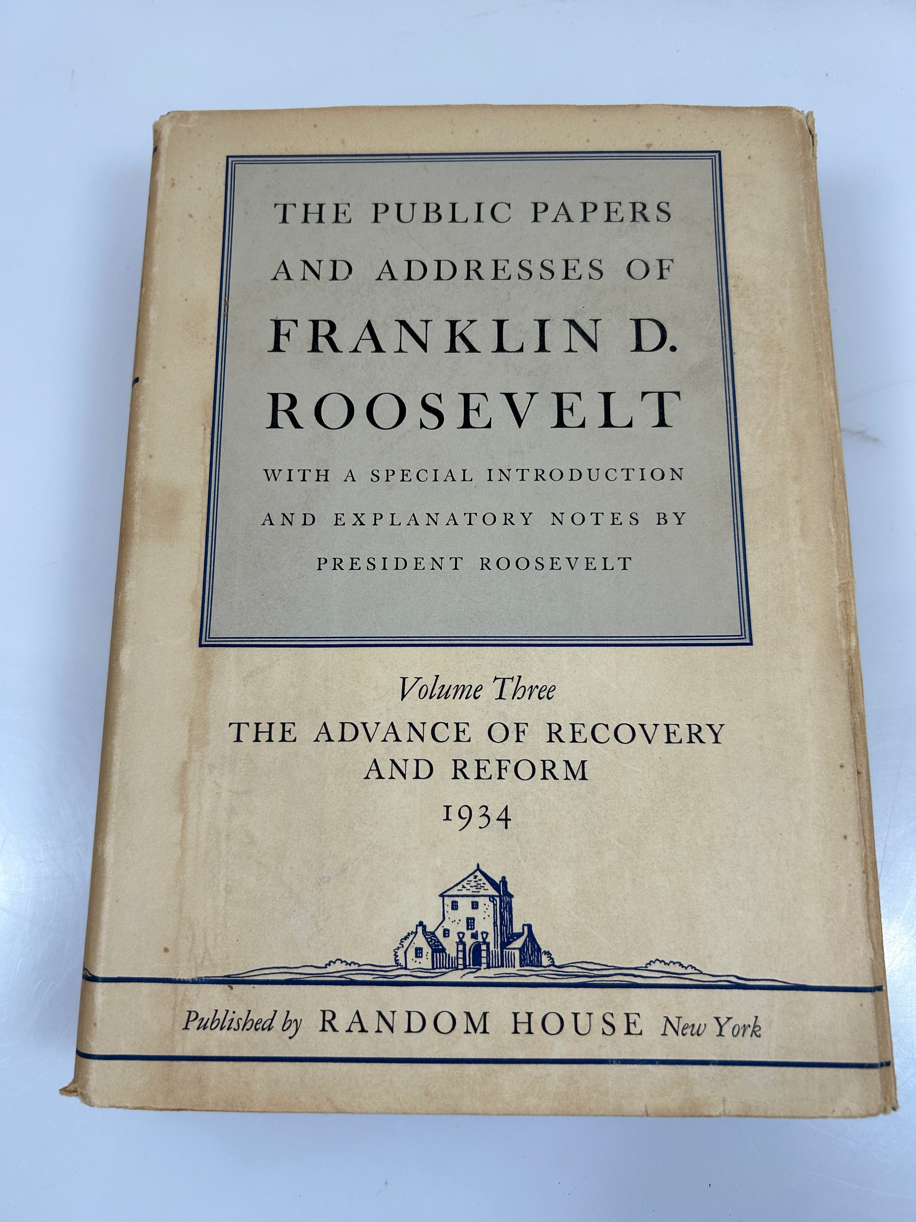 5 Vols The Public Papers & Addresses of FDR by Samuel I Rosenman 1938