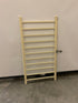 Vintage Wooden Baby Crib Side Panels (Set of 2) Cream Painted Wood *Parts*