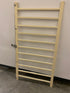 Vintage Wooden Baby Crib Side Panels (Set of 2) Cream Painted Wood *Parts*