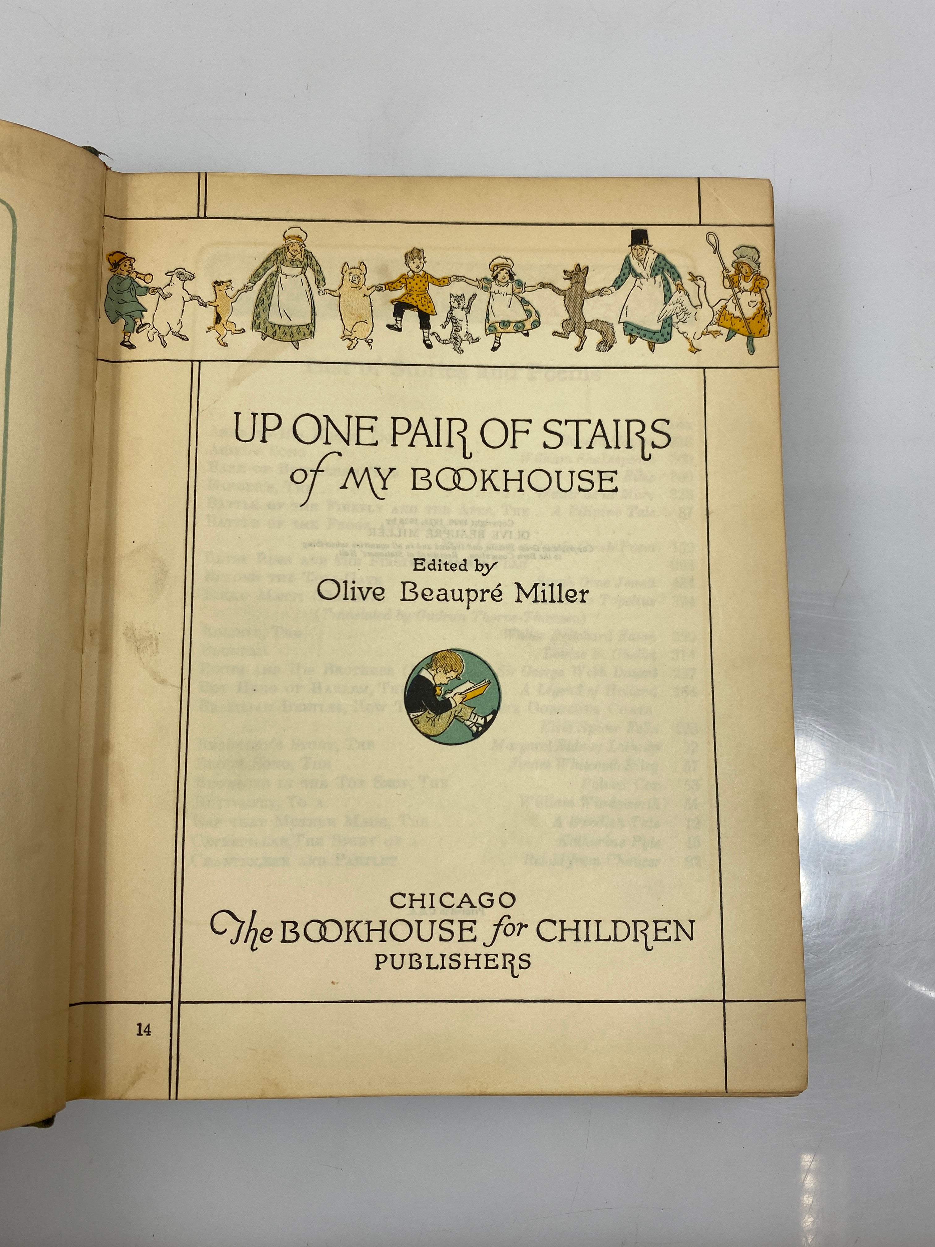 Set of 4: My Book House by Miller 1-4 1925-28 HC