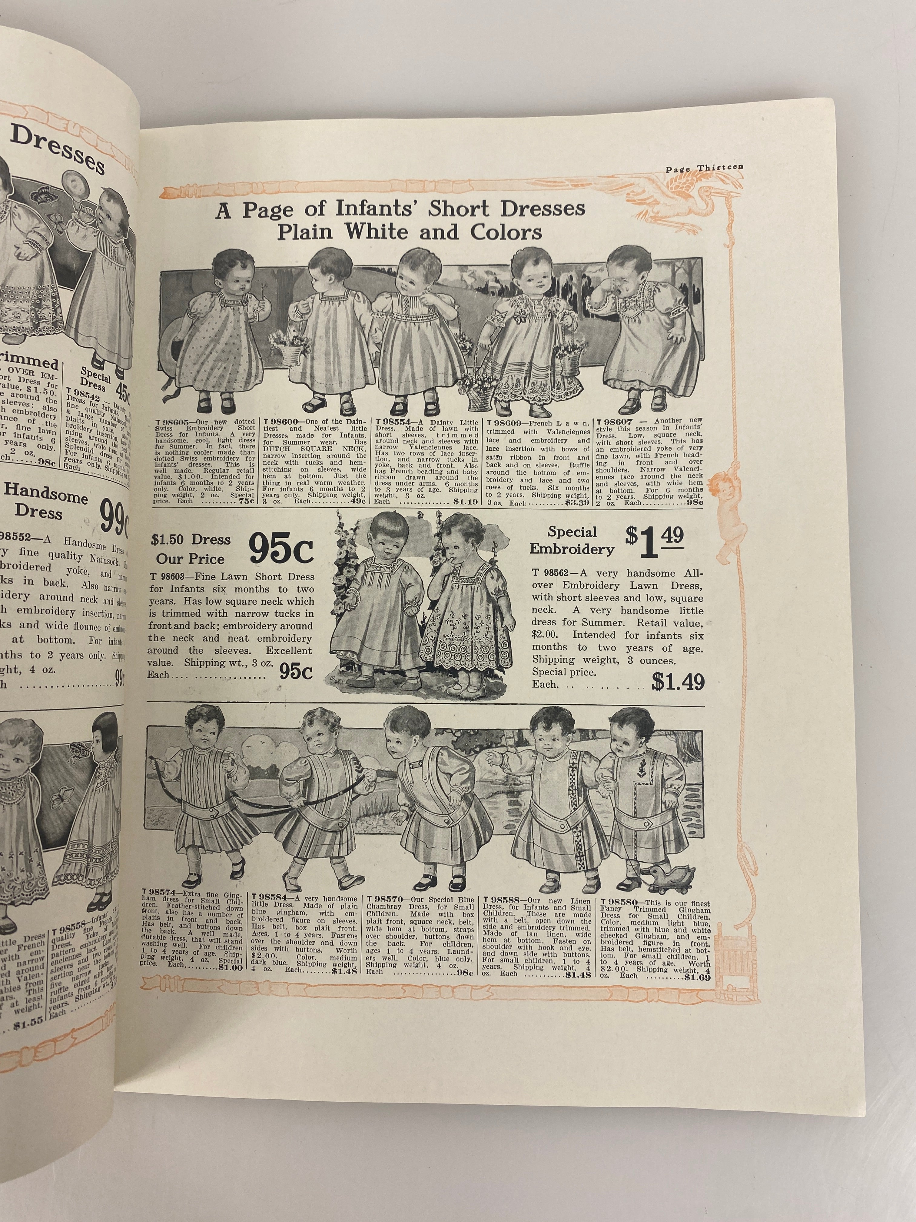 Montgomery Ward Baby Book vintage catalog 1900s-1910s