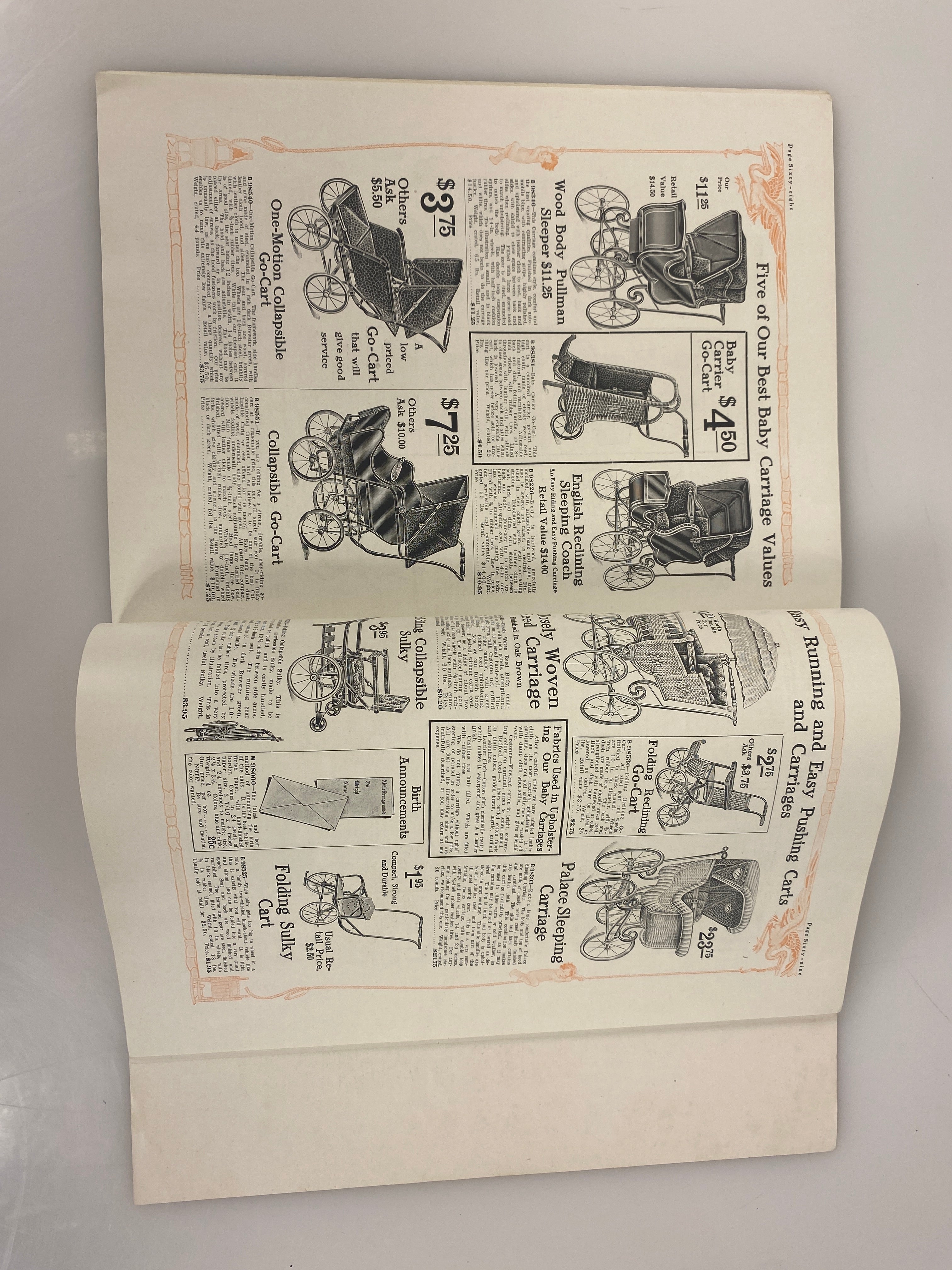 Montgomery Ward Baby Book vintage catalog 1900s-1910s