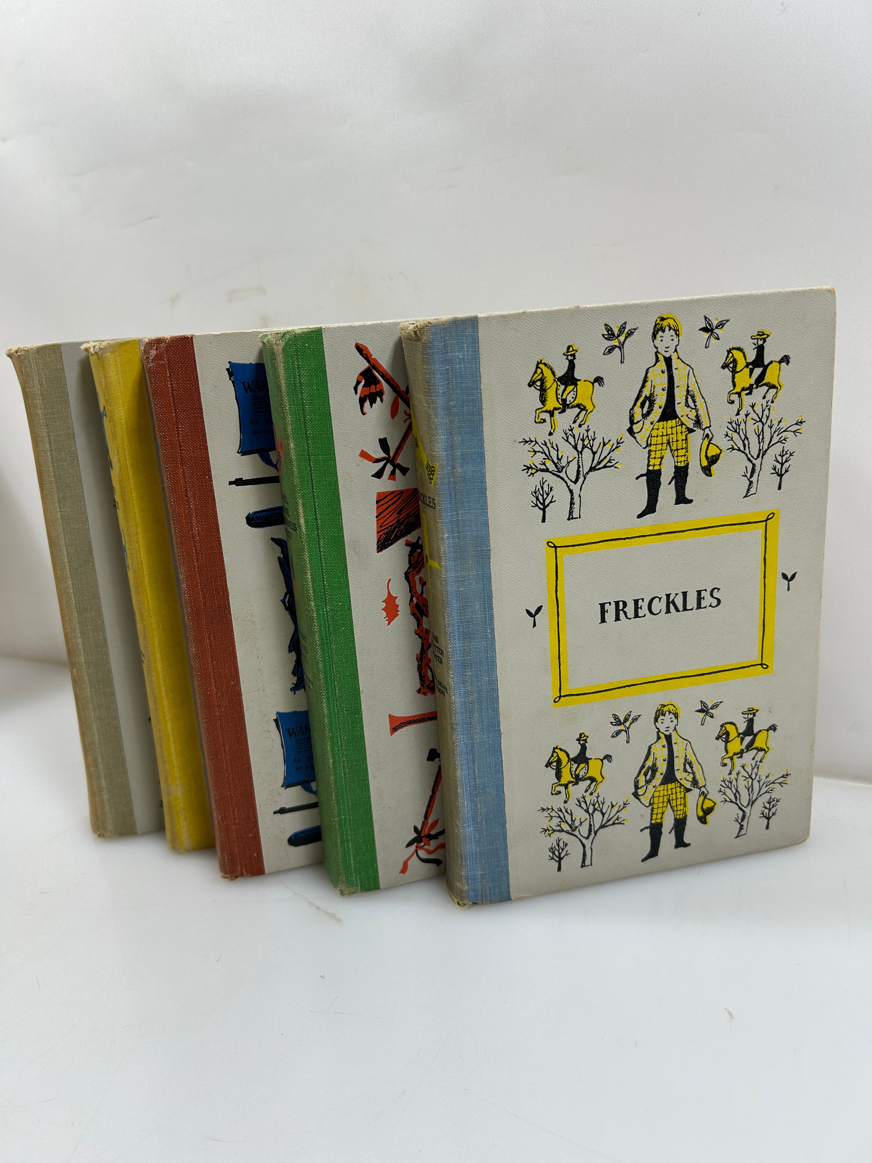 Lot of 5 Junior Deluxe Ed: Children's Classics Doubleday Illustrations 1956-58