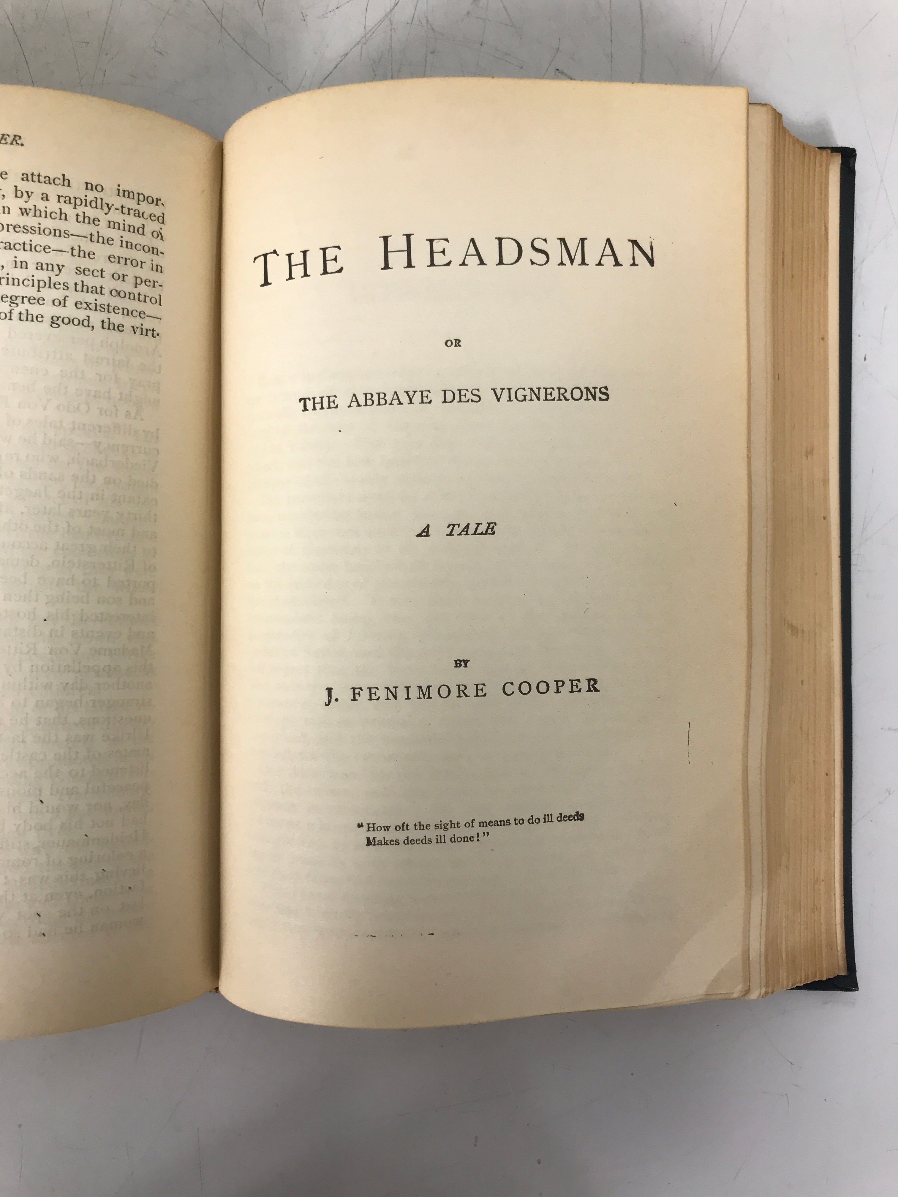 Lot of 3 J. Fenimore Cooper Antique Novels International Book Company HC