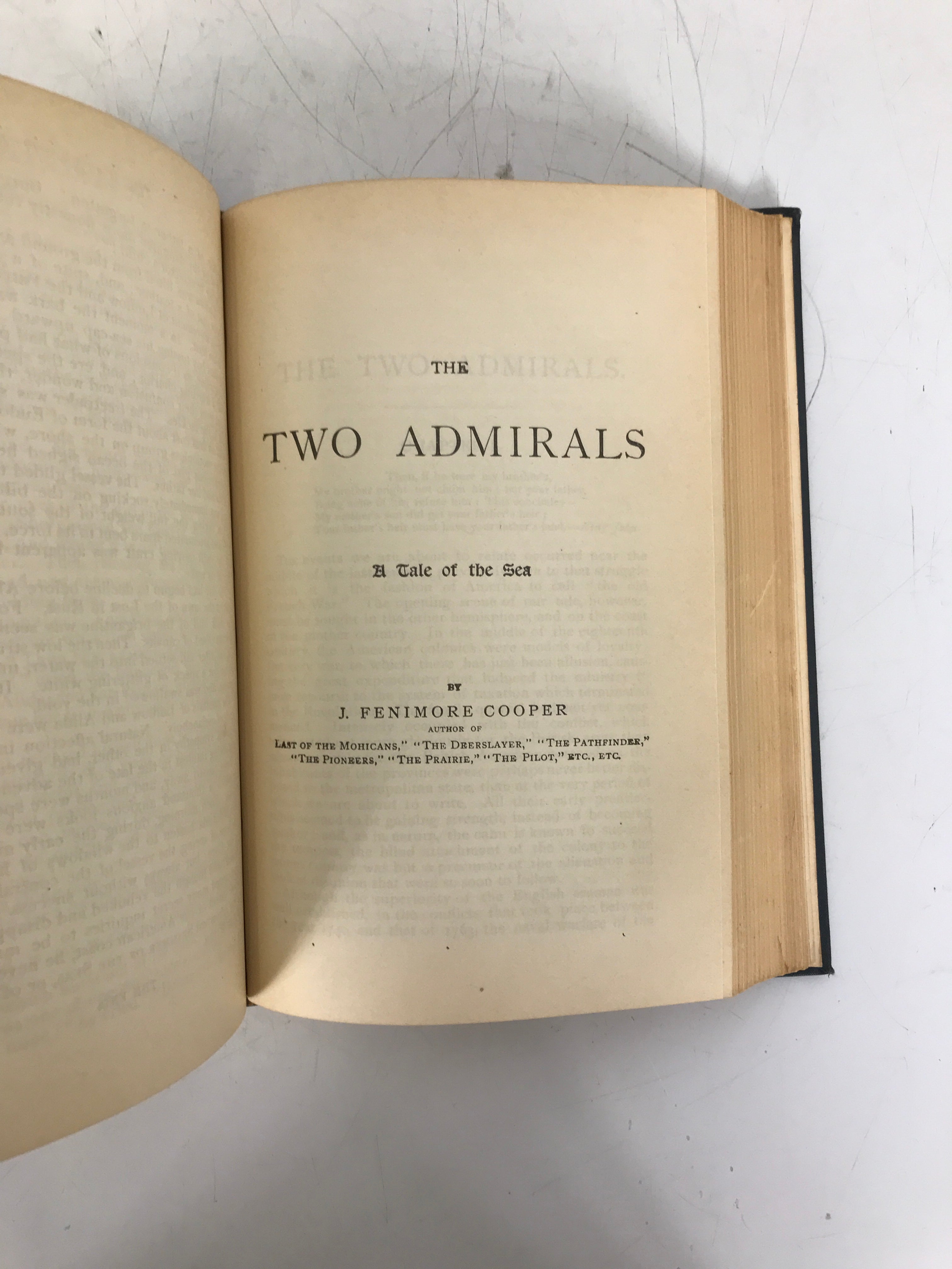 Lot of 3 J. Fenimore Cooper Antique Novels International Book Company HC