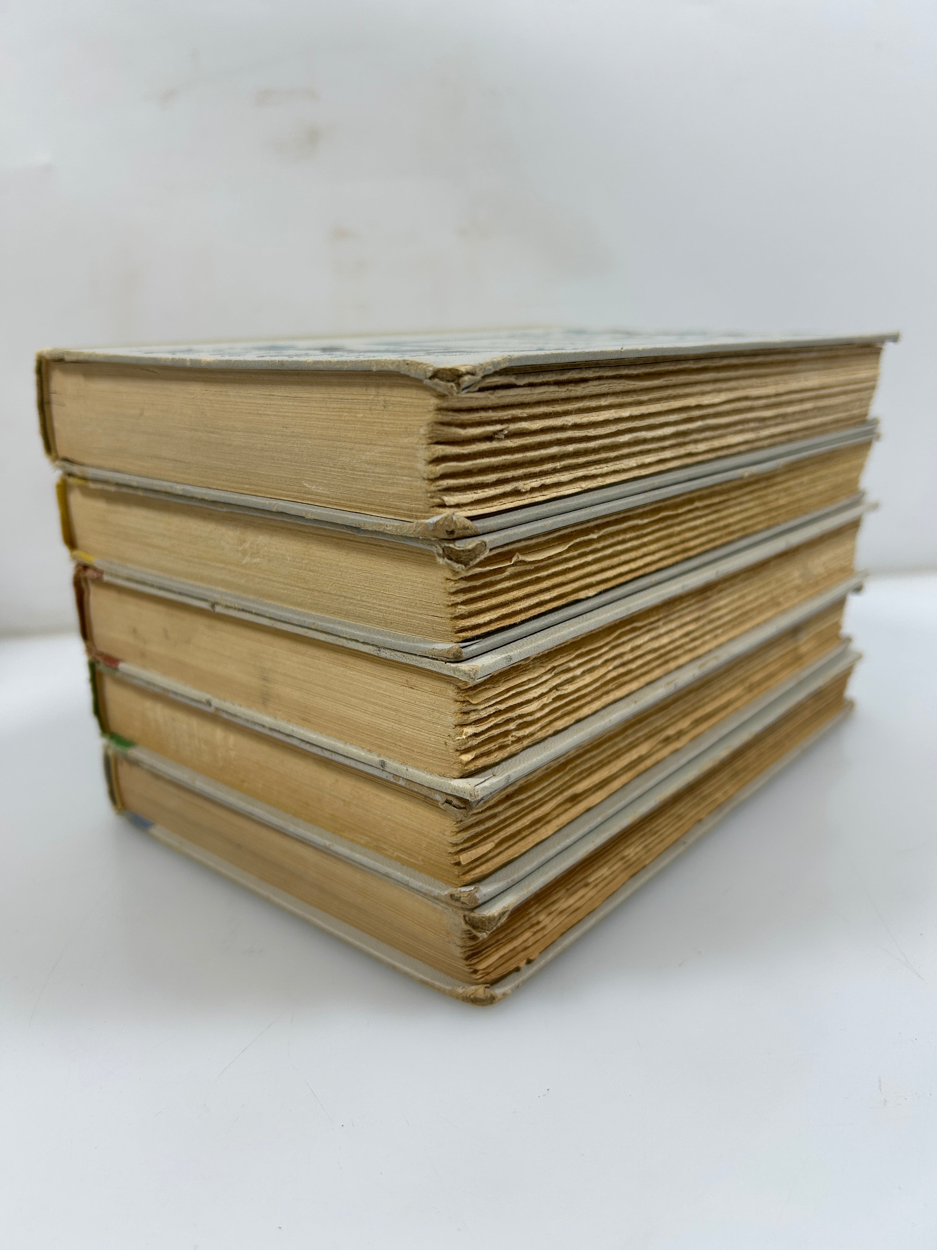 Lot of 5 Junior Deluxe Ed: Children's Classics Doubleday Illustrations 1956-58