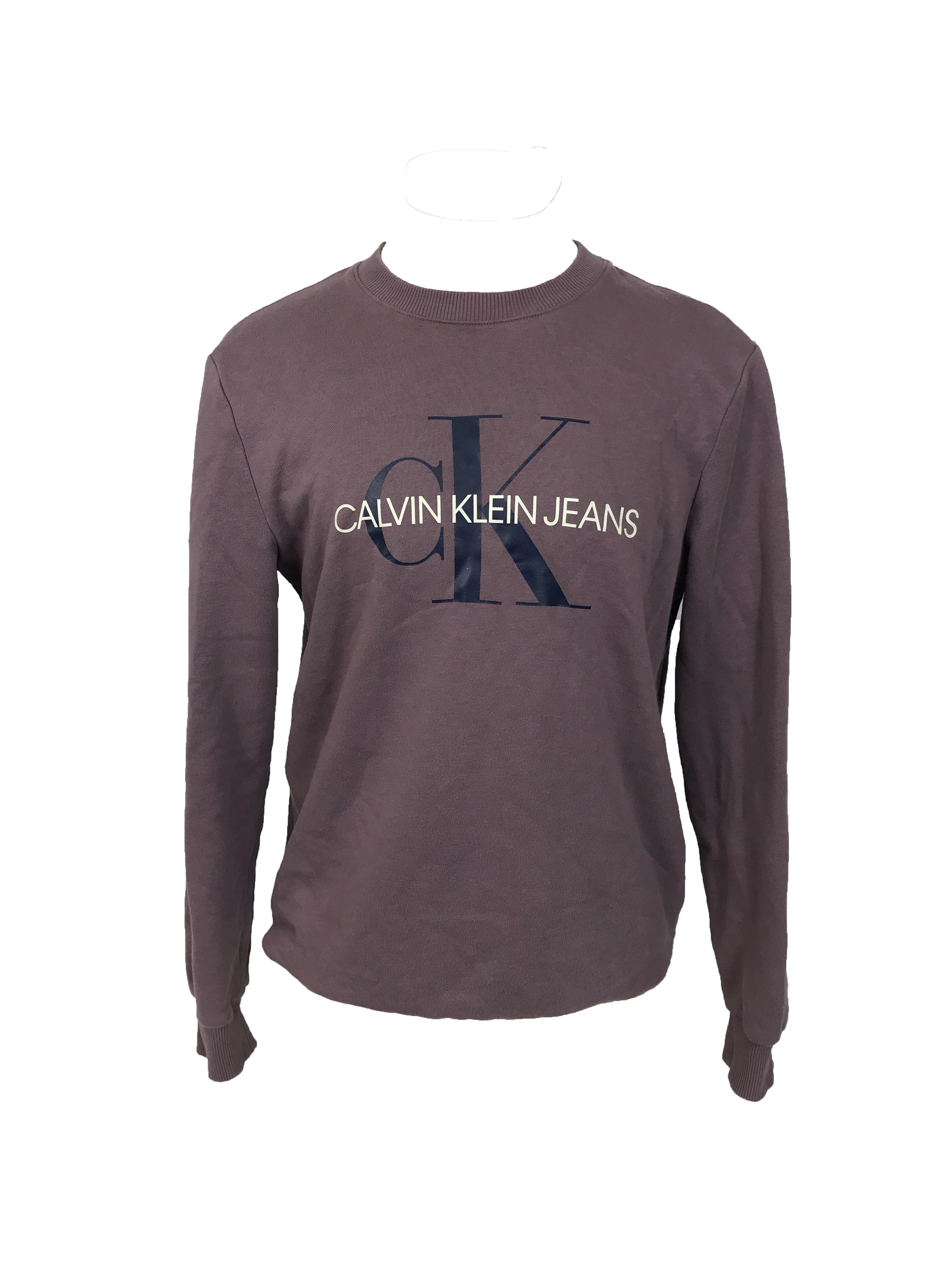 Calvin Klein Jeans Purple Crew Neck Sweatshirt Women's Size M