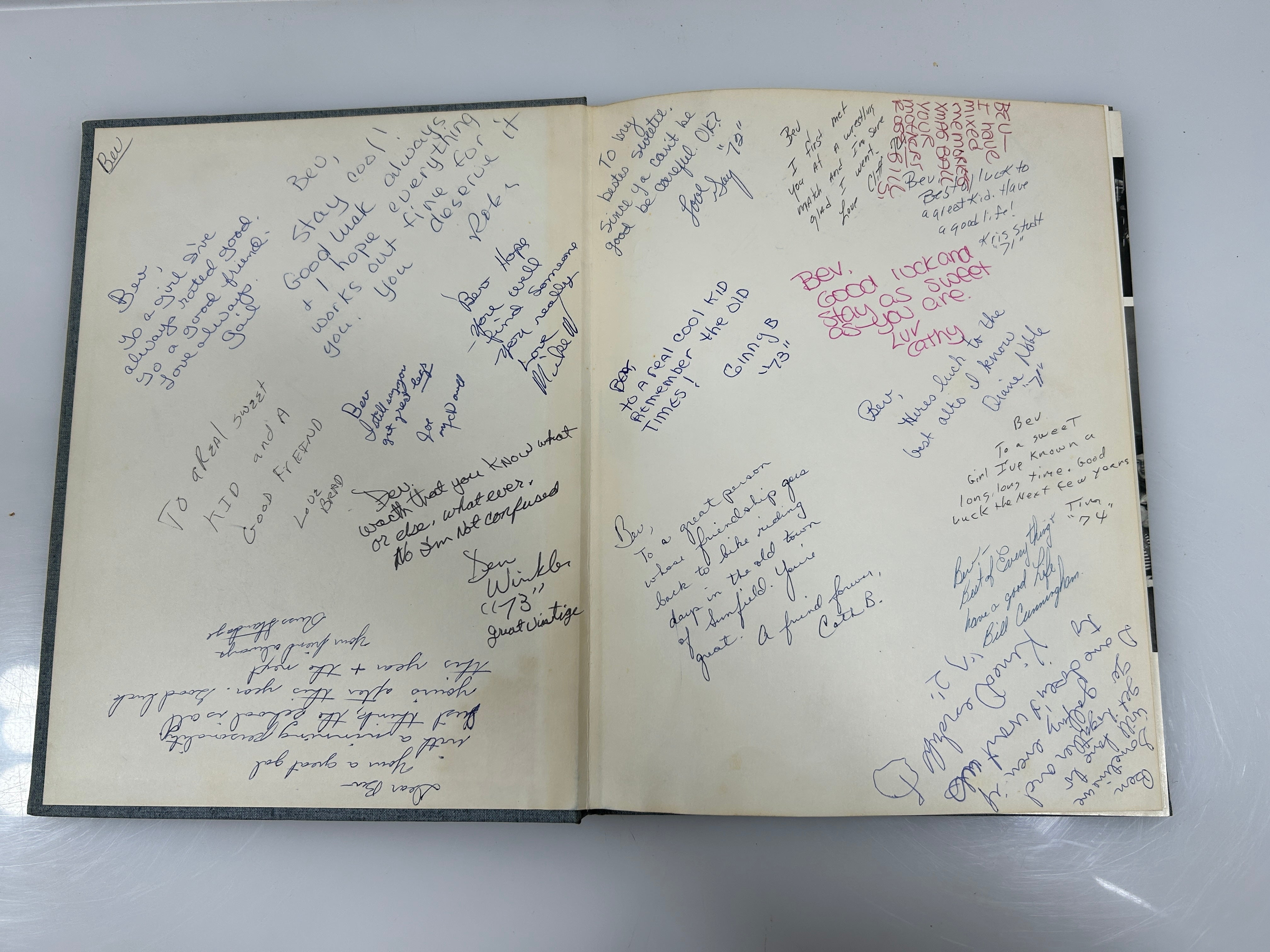 1971 Lakewood High School Yearbook Lake Odessa Michigan HC