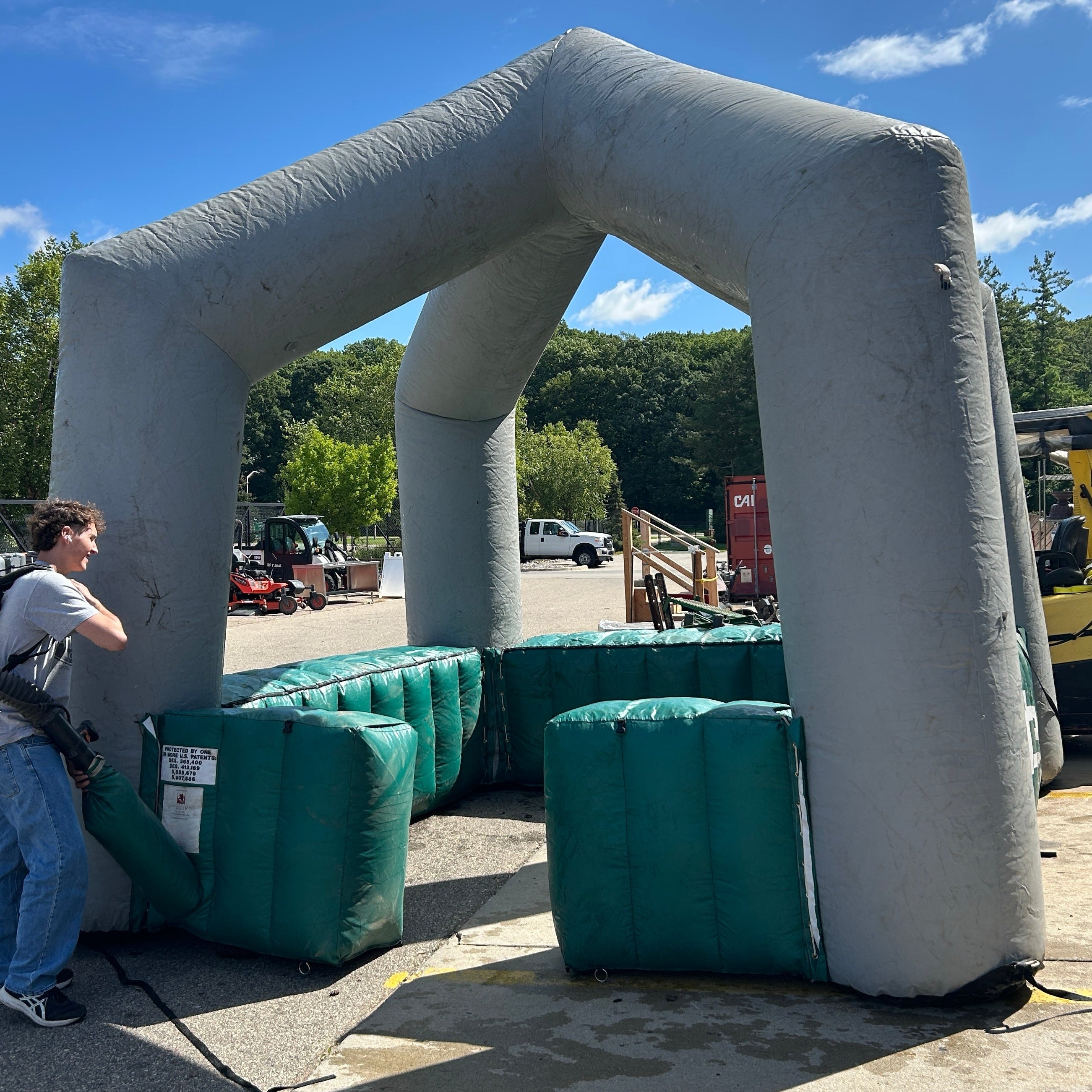 Large MSU Inflatable Tent