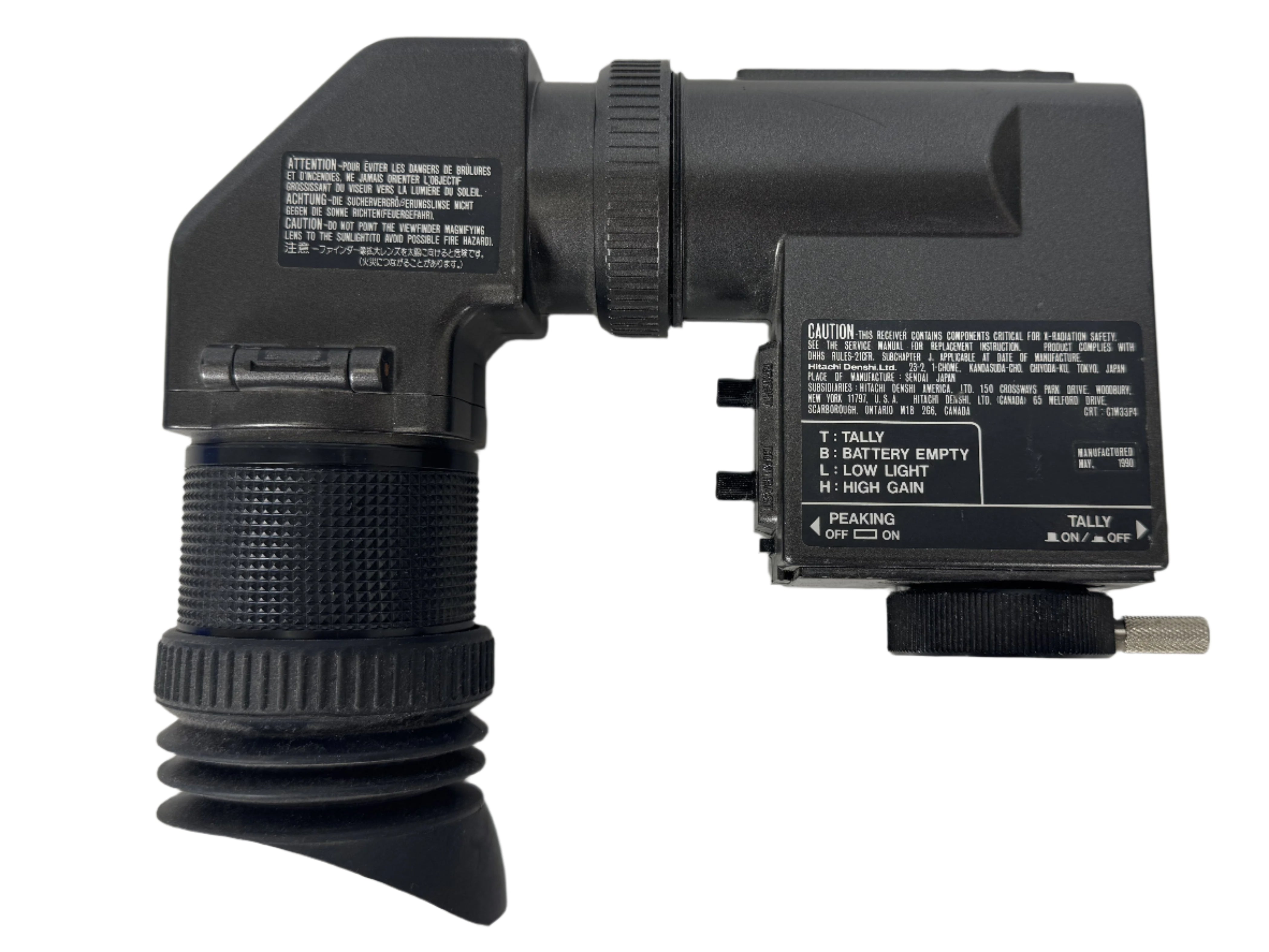 Hitachi GM-7BN Video Camera Viewfinder