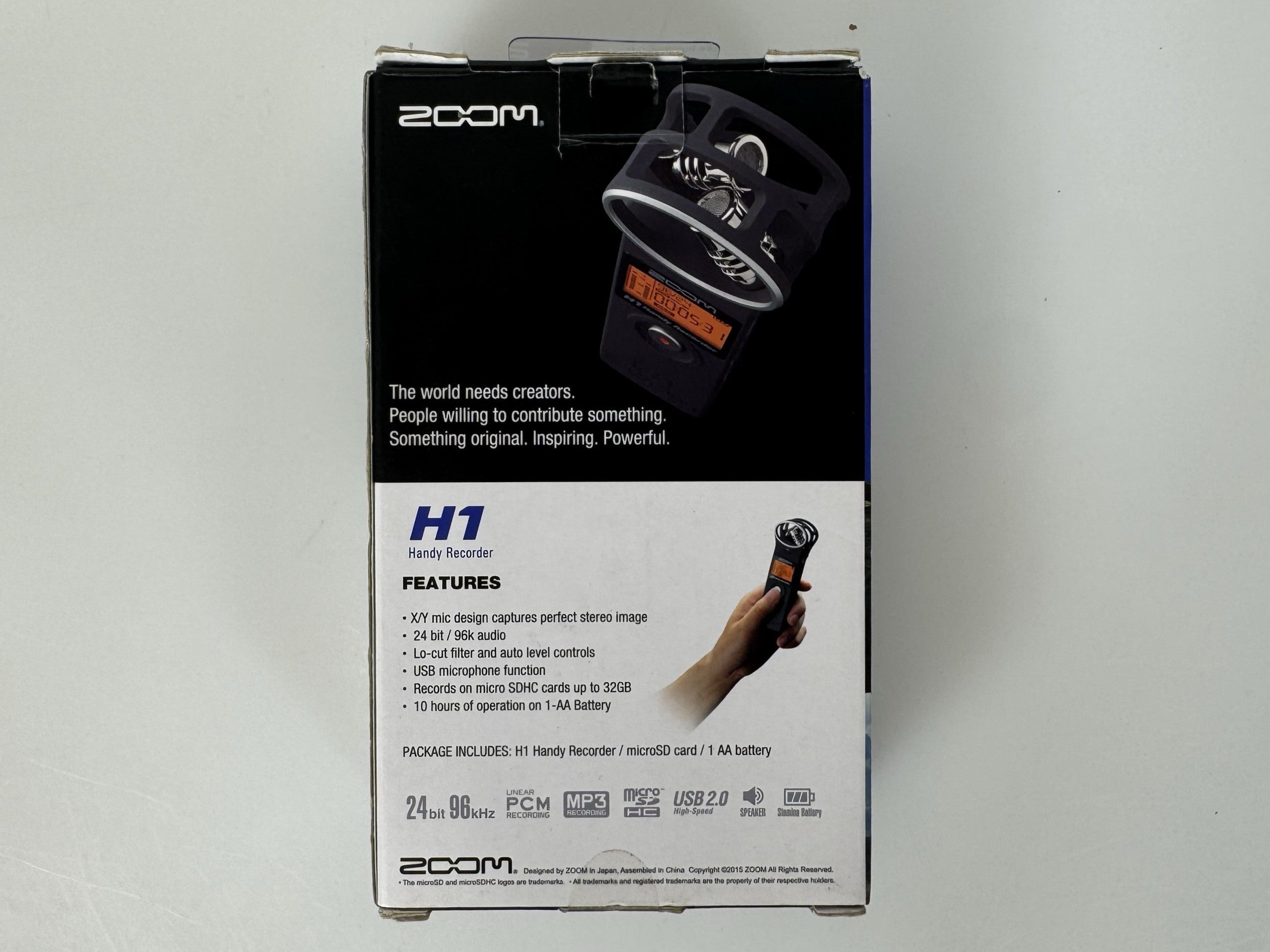 Zoom H1 Handy Recorder Voice Recorder