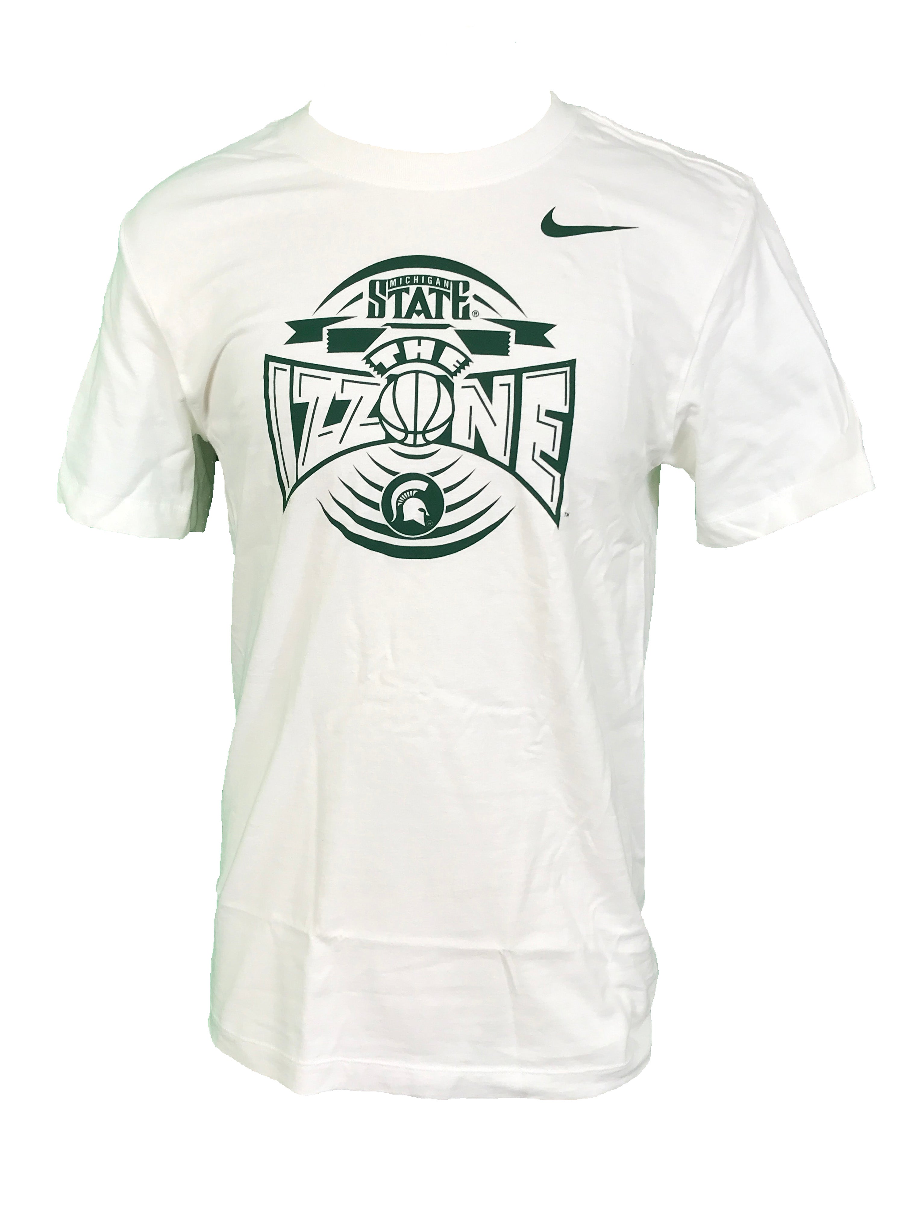 Nike White 2019 The Izzone MSU Basketball T-Shirt Men's Size S