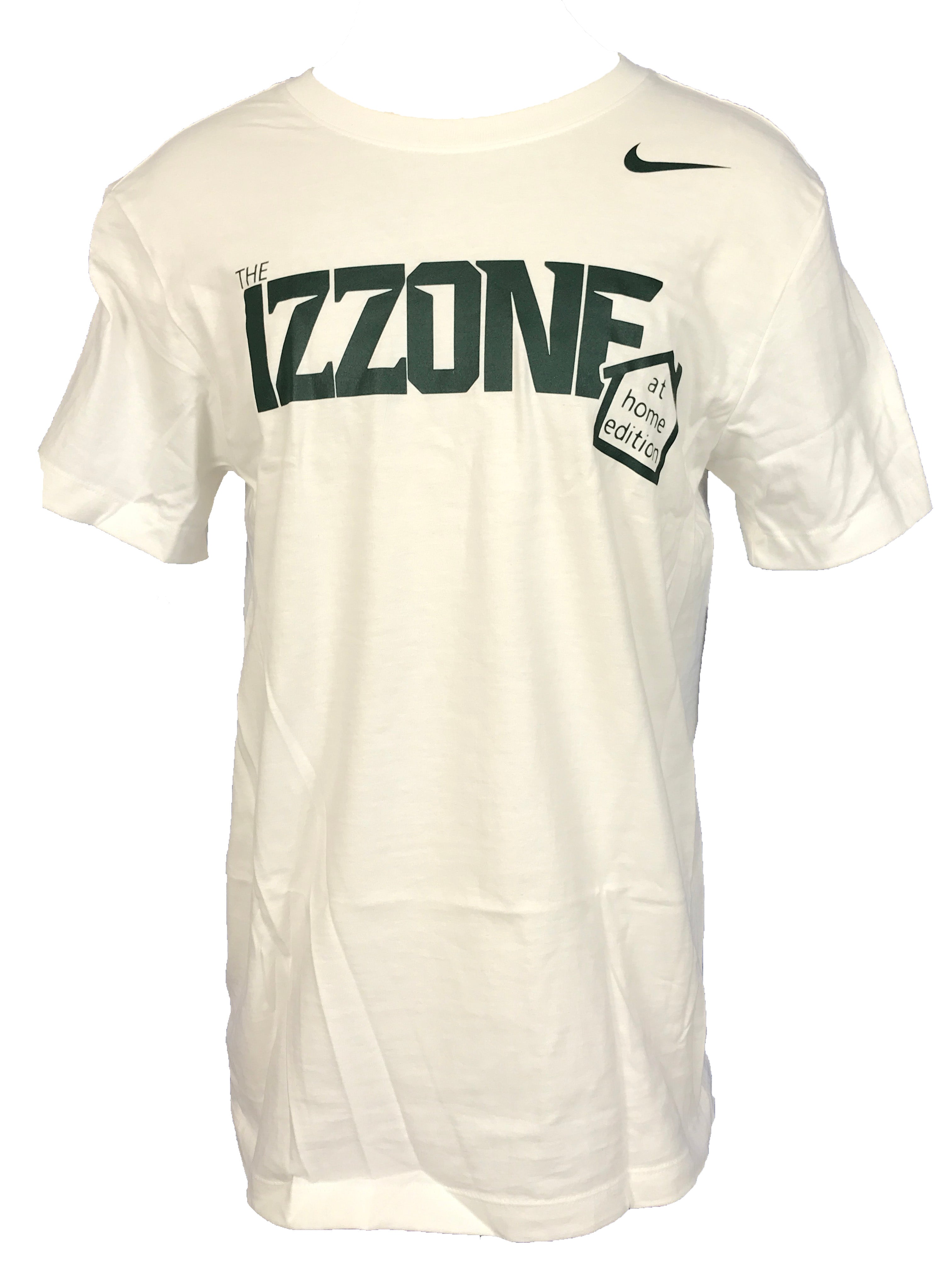 Nike White 2020 The Izzone At Home Edition MSU Basketball T-Shirt Men's Size XL
