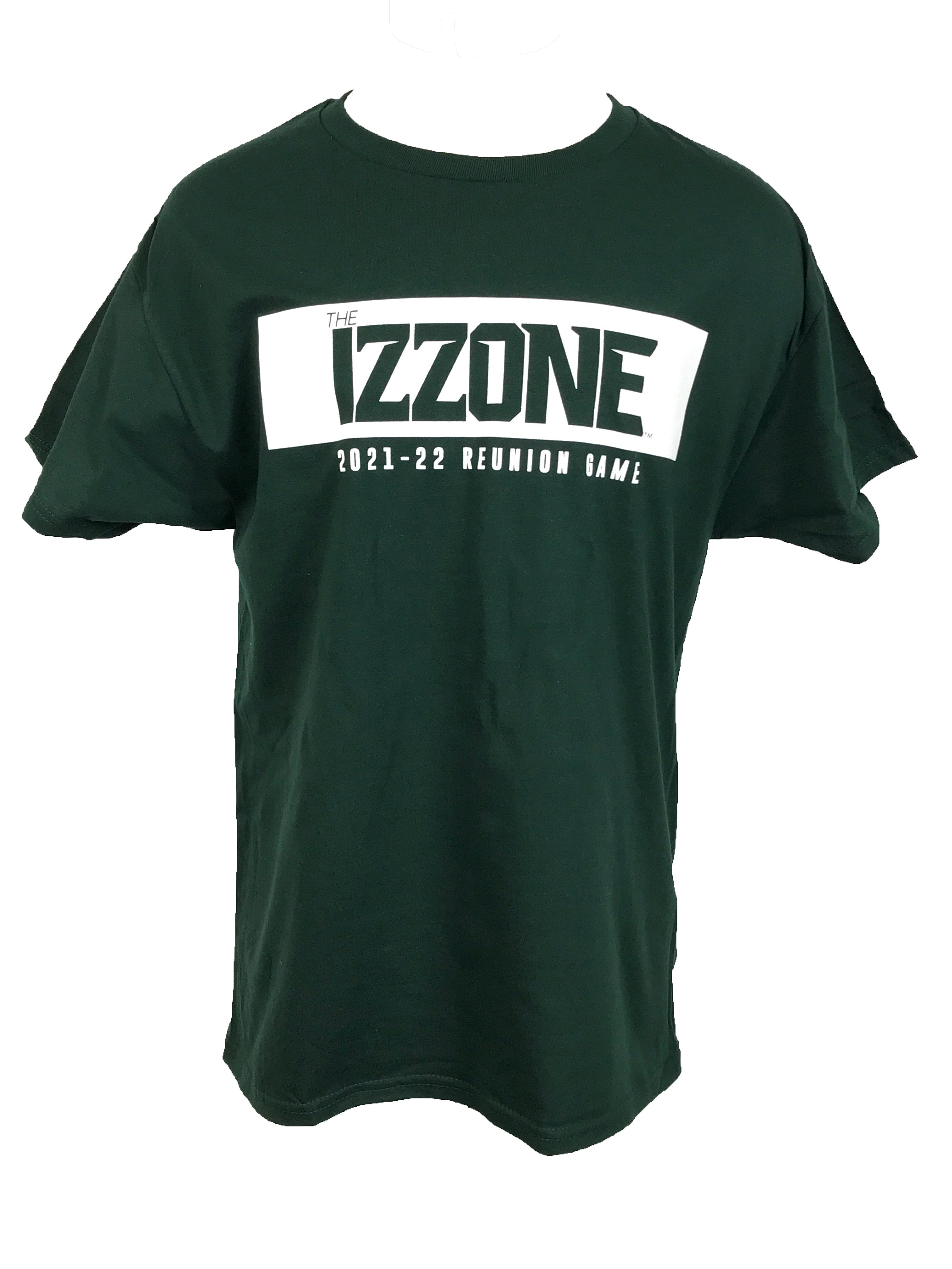 Hanes Green The Izzone 2021-2022 Reunion MSU Basketball T-Shirt Men's Size S