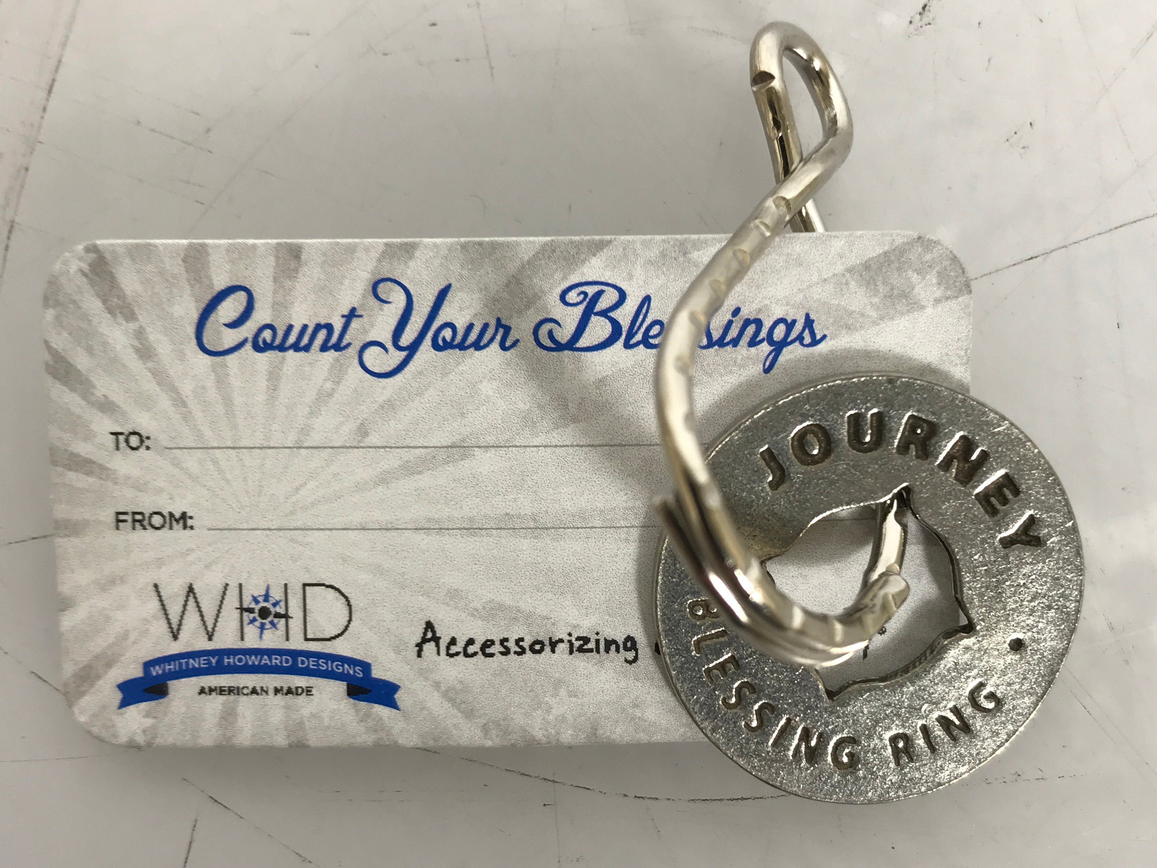 WHD BlessingRings "Journey" Keychain