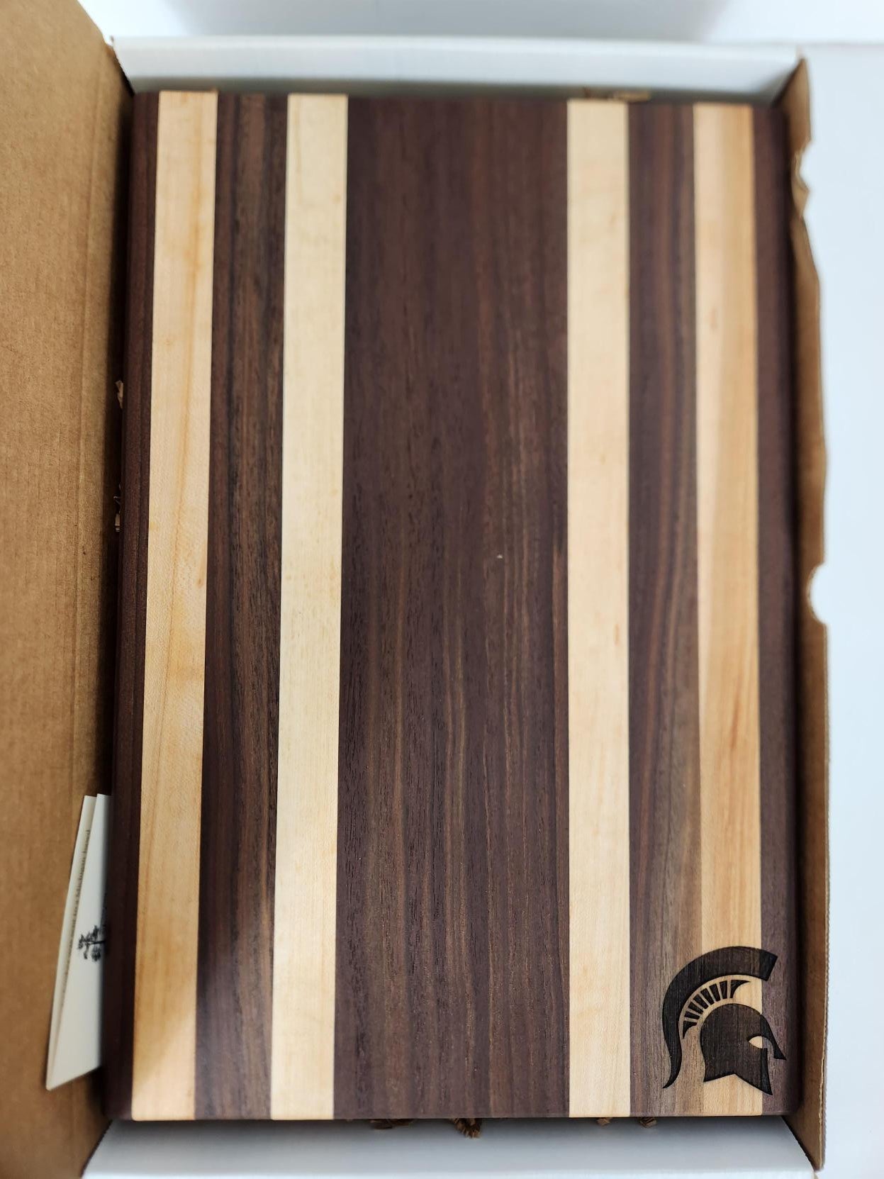 MSU Shadows Large Cutting Board Spartan Head Style 2