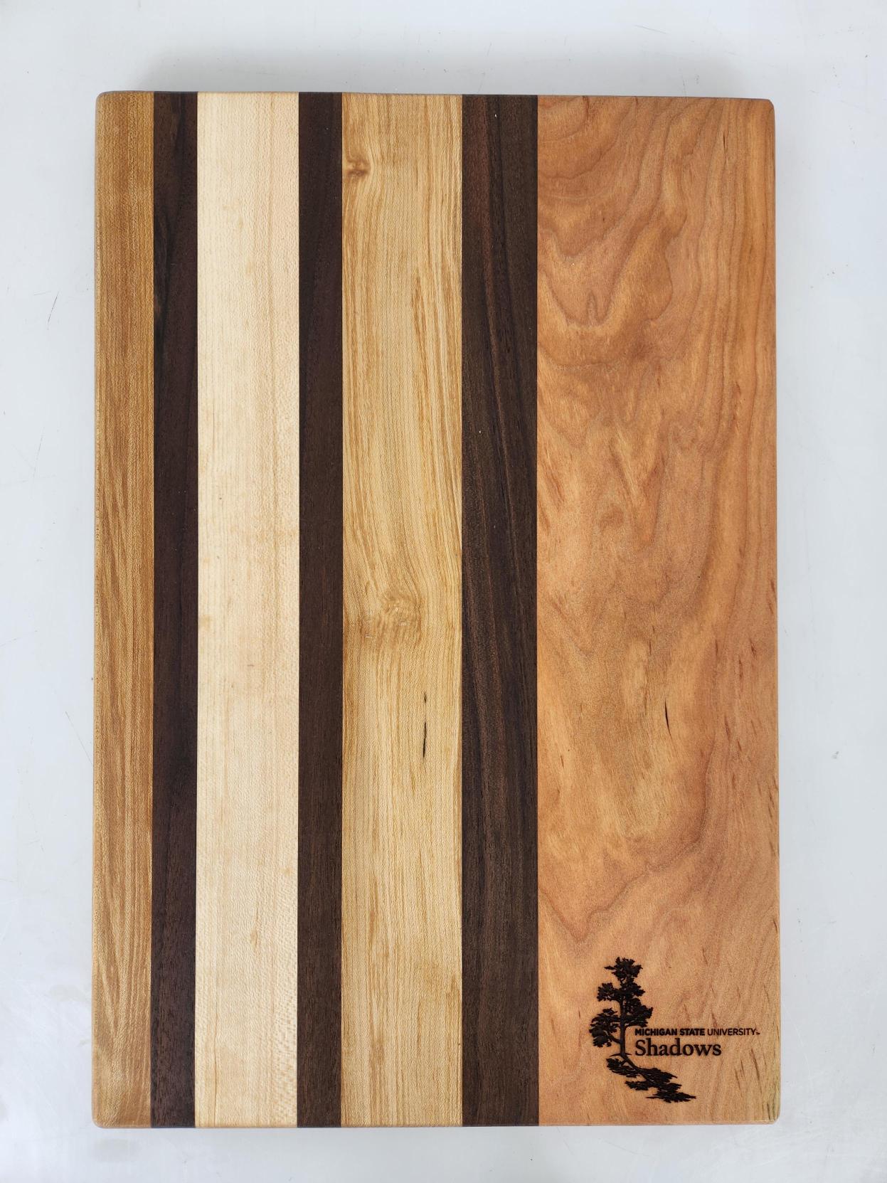 MSU Shadows Large Cutting Board Spartan Head Style 3