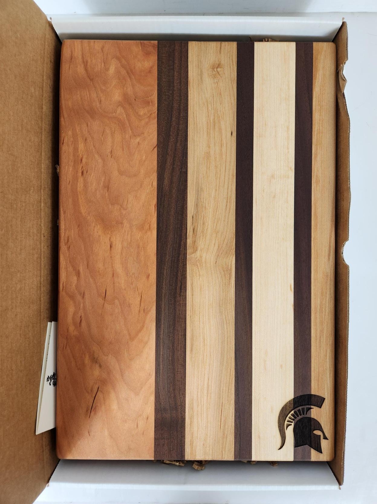 MSU Shadows Large Cutting Board Spartan Head Style 3