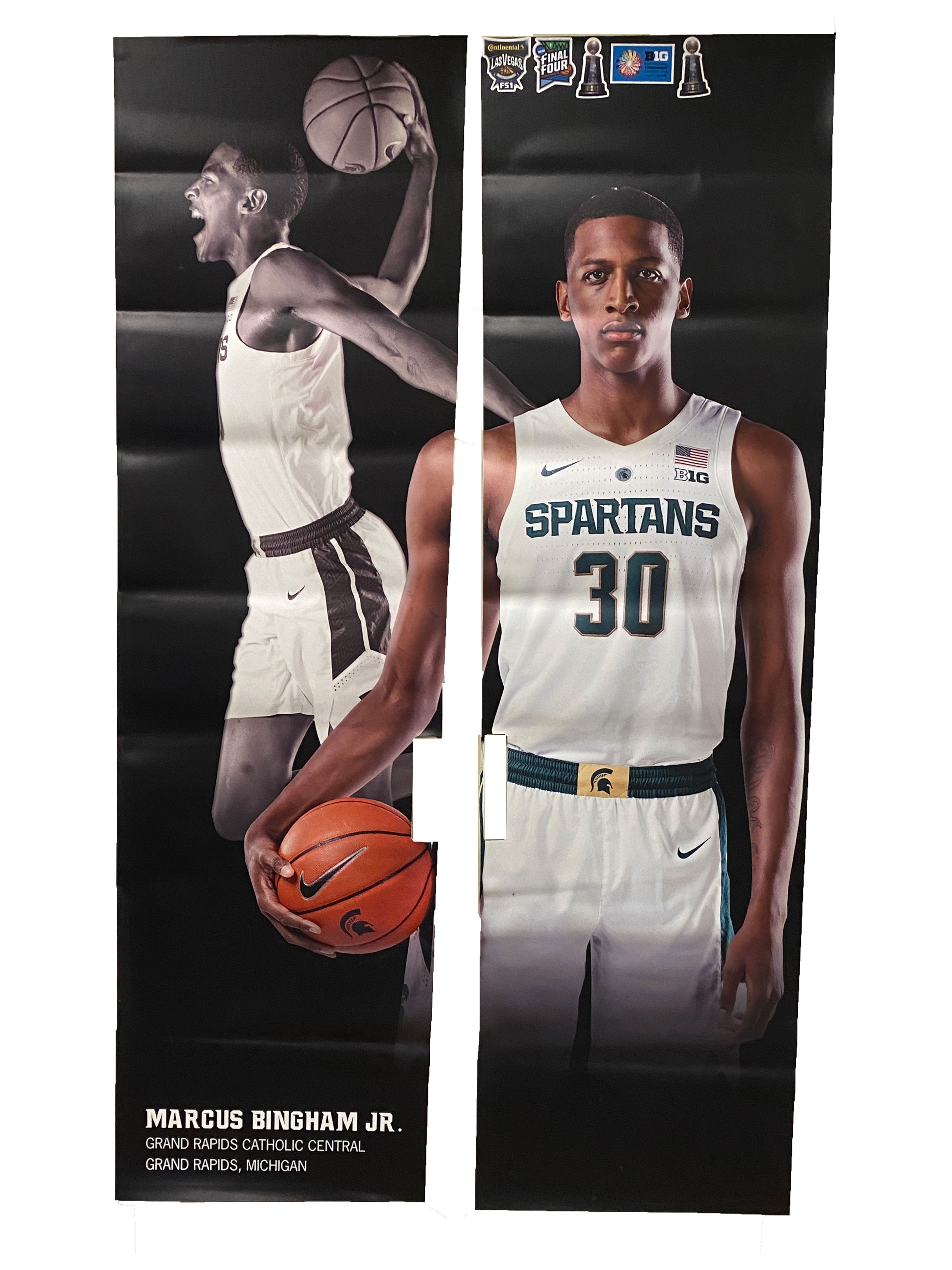 Marcus Bingham Jr. Basketball Locker Magnets #2