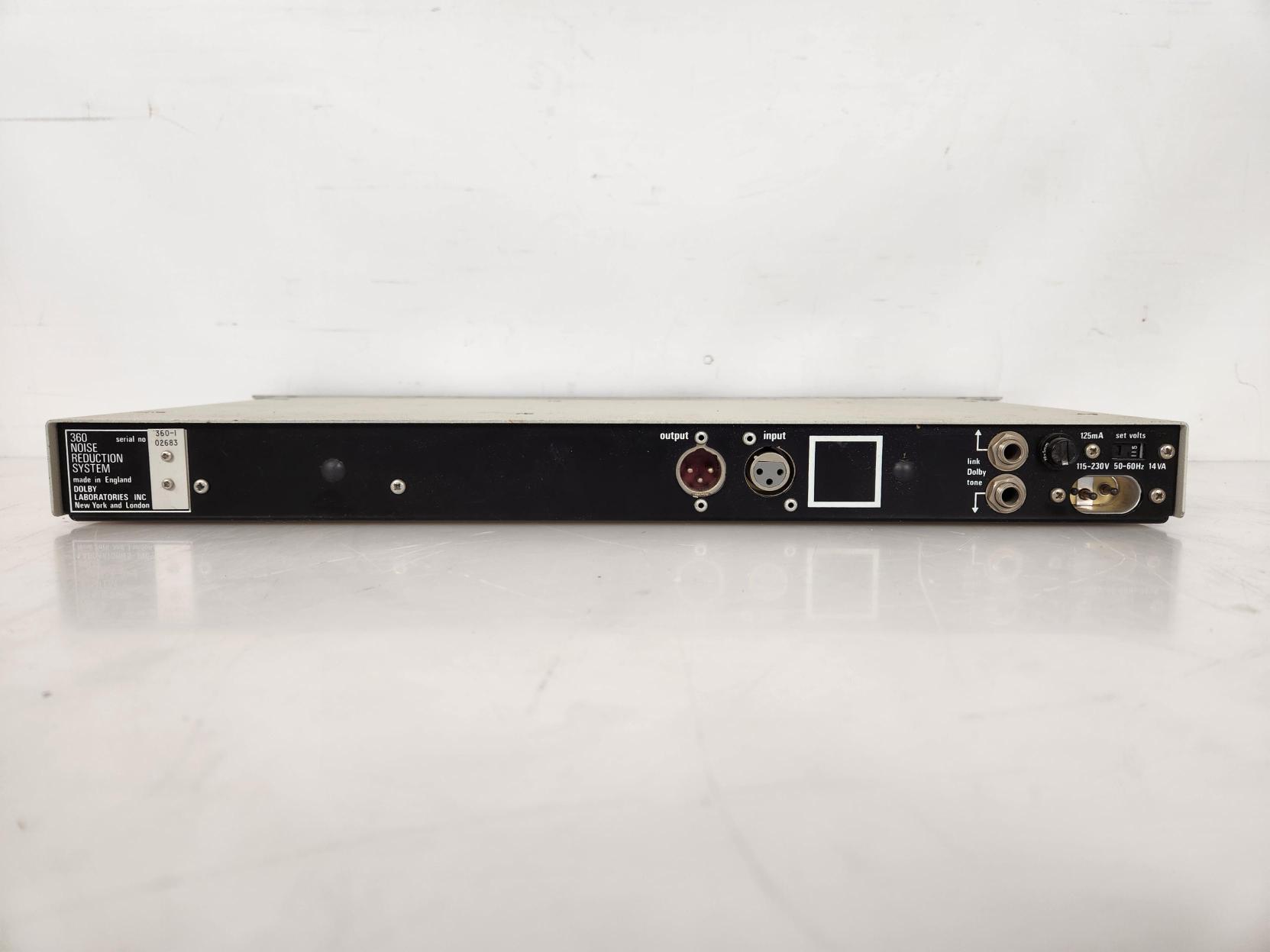 Dolby A-Type Model 360 Noise Reduction System *Untested*