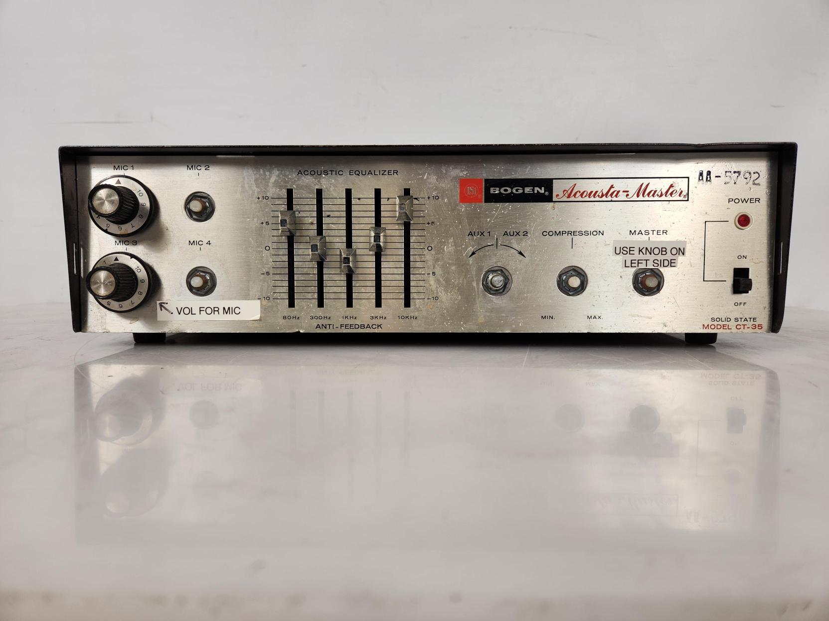 Bogen Acousta-Master CT-35 Acoustic Equalizer