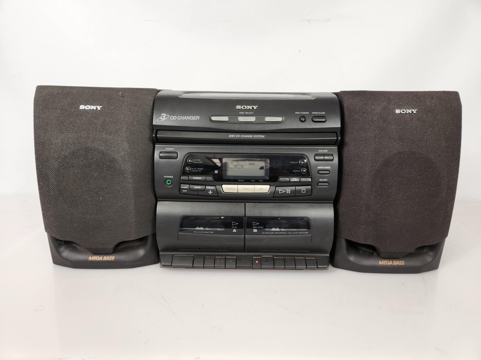 Sony CFD-646 3-Disc CD Changer Boombox