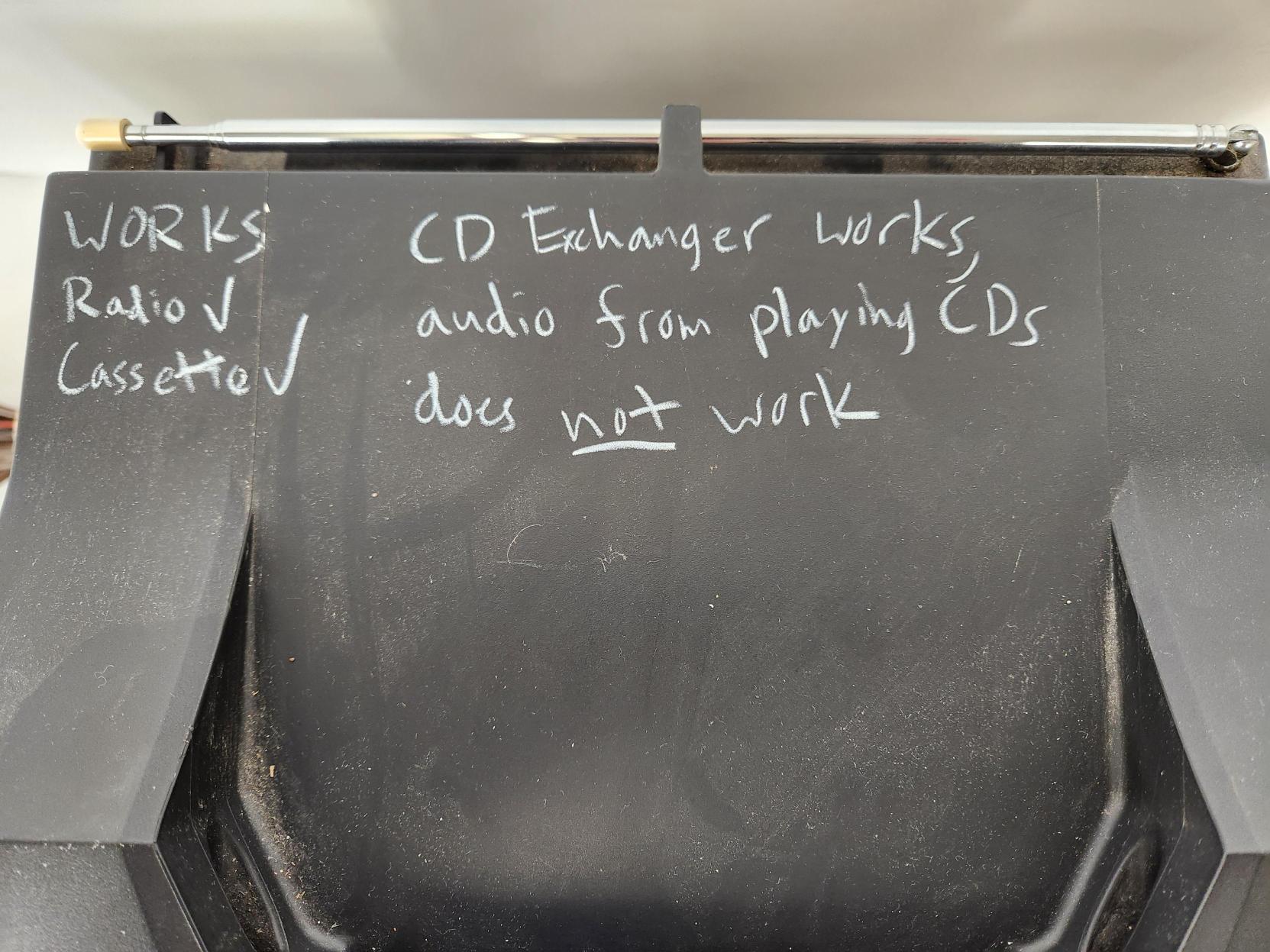 Sony CFD-646 3-Disc CD Changer Boombox