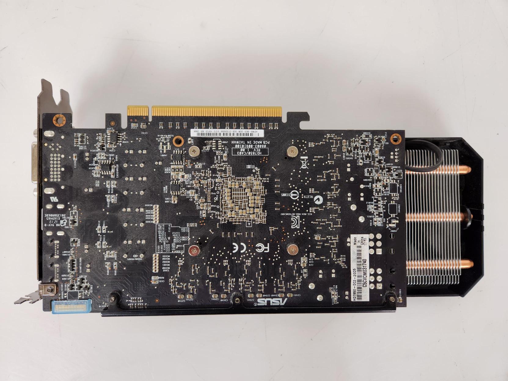 Asus Radeon HD 7850 2GB PCIe Video Graphics Card