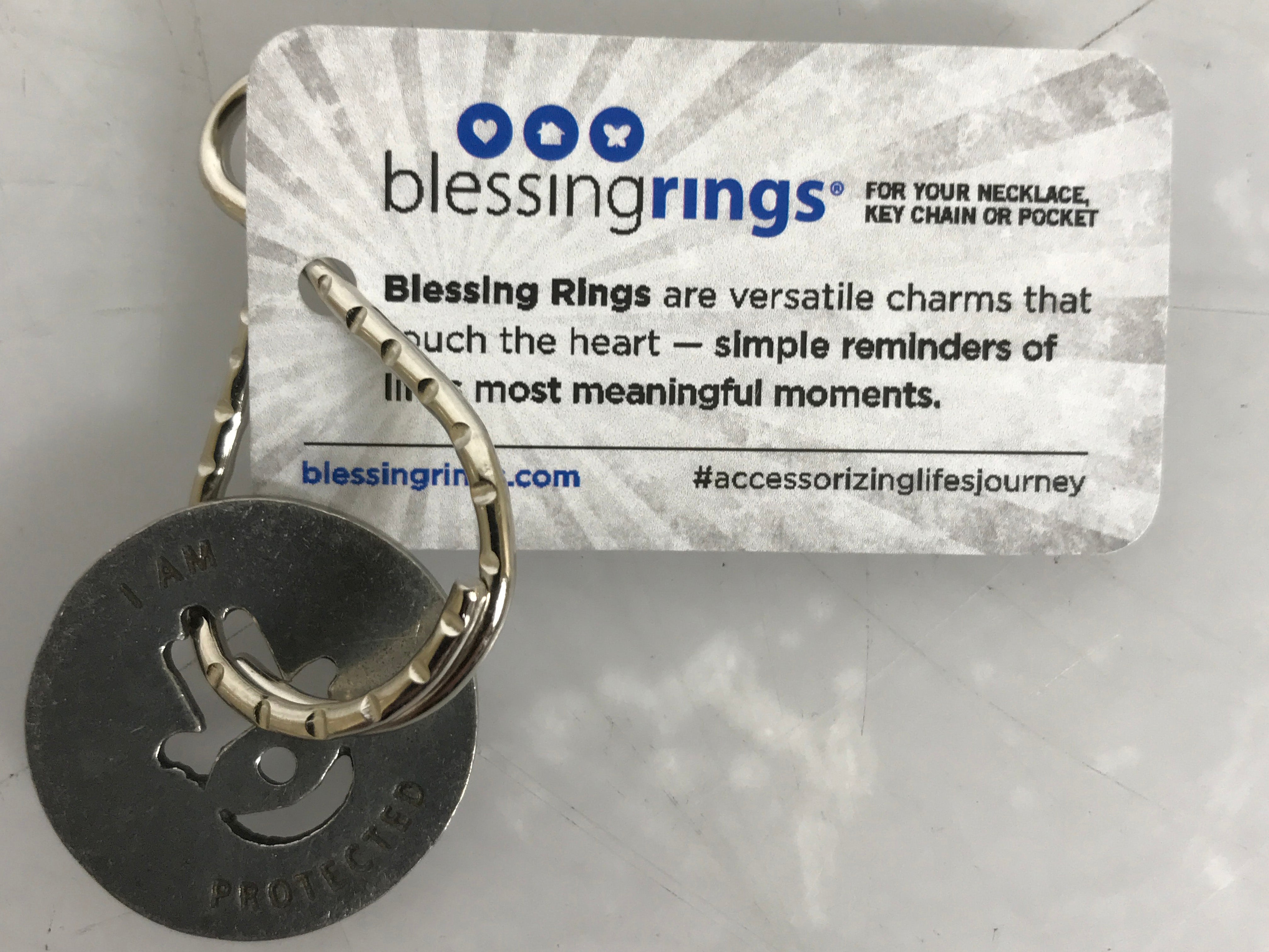 WHD BlessingRings "Protect" Keychain