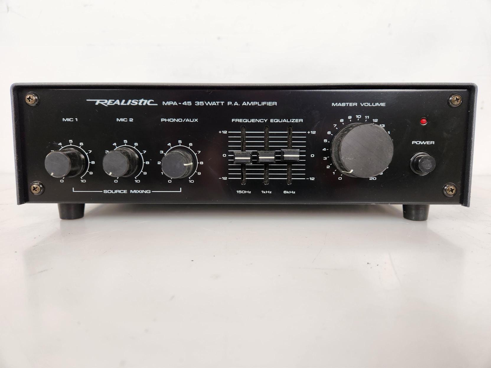 Realistic MPA-45 35W P.A. Amplifier