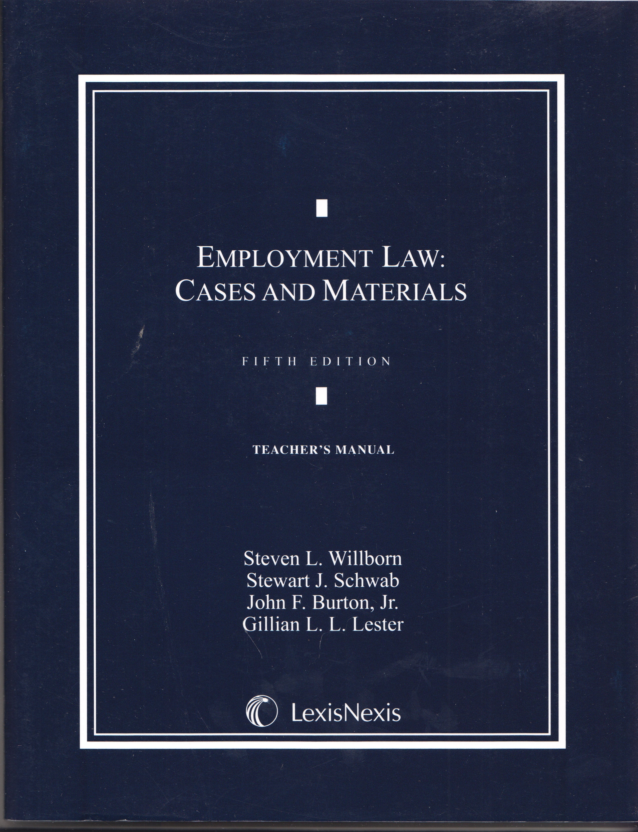 Lot of 3 Teacher's Manuals Civil Procedure and Employment Law with Software 2008-2012 SC