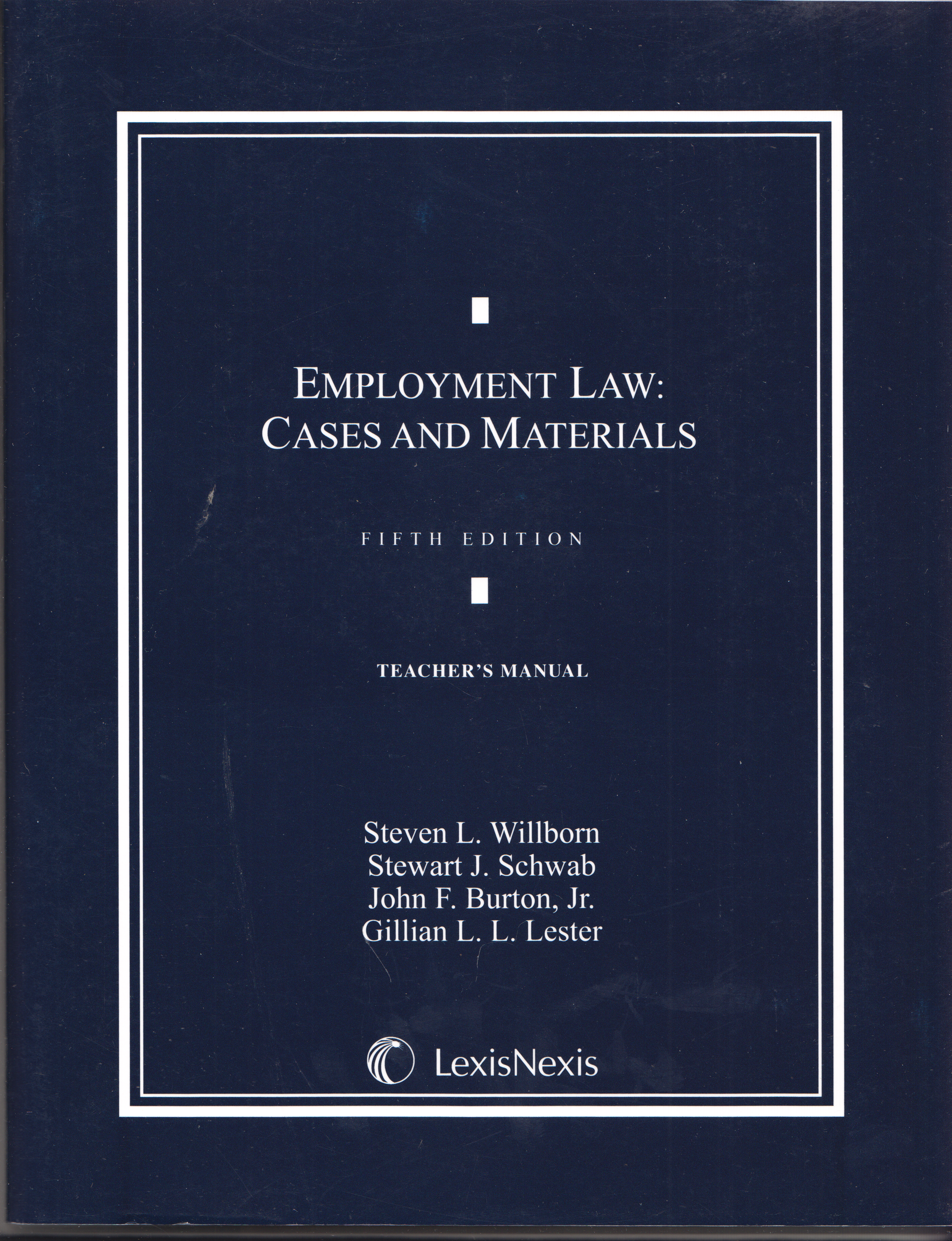 Lot of 3 Teacher's Manuals Civil Procedure and Employment Law with Software 2008-2012 SC