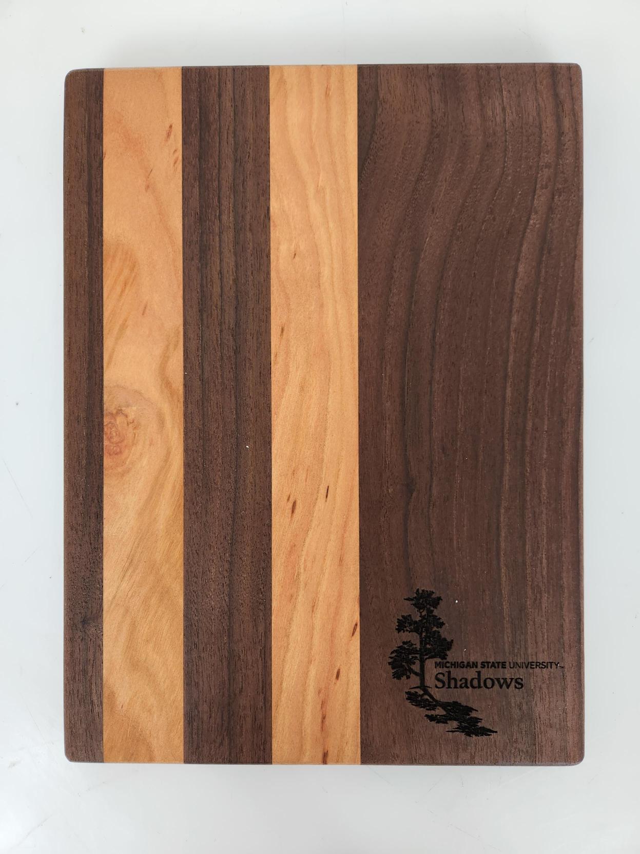 MSU Shadows Small Cutting Board Spartan Head Style 1
