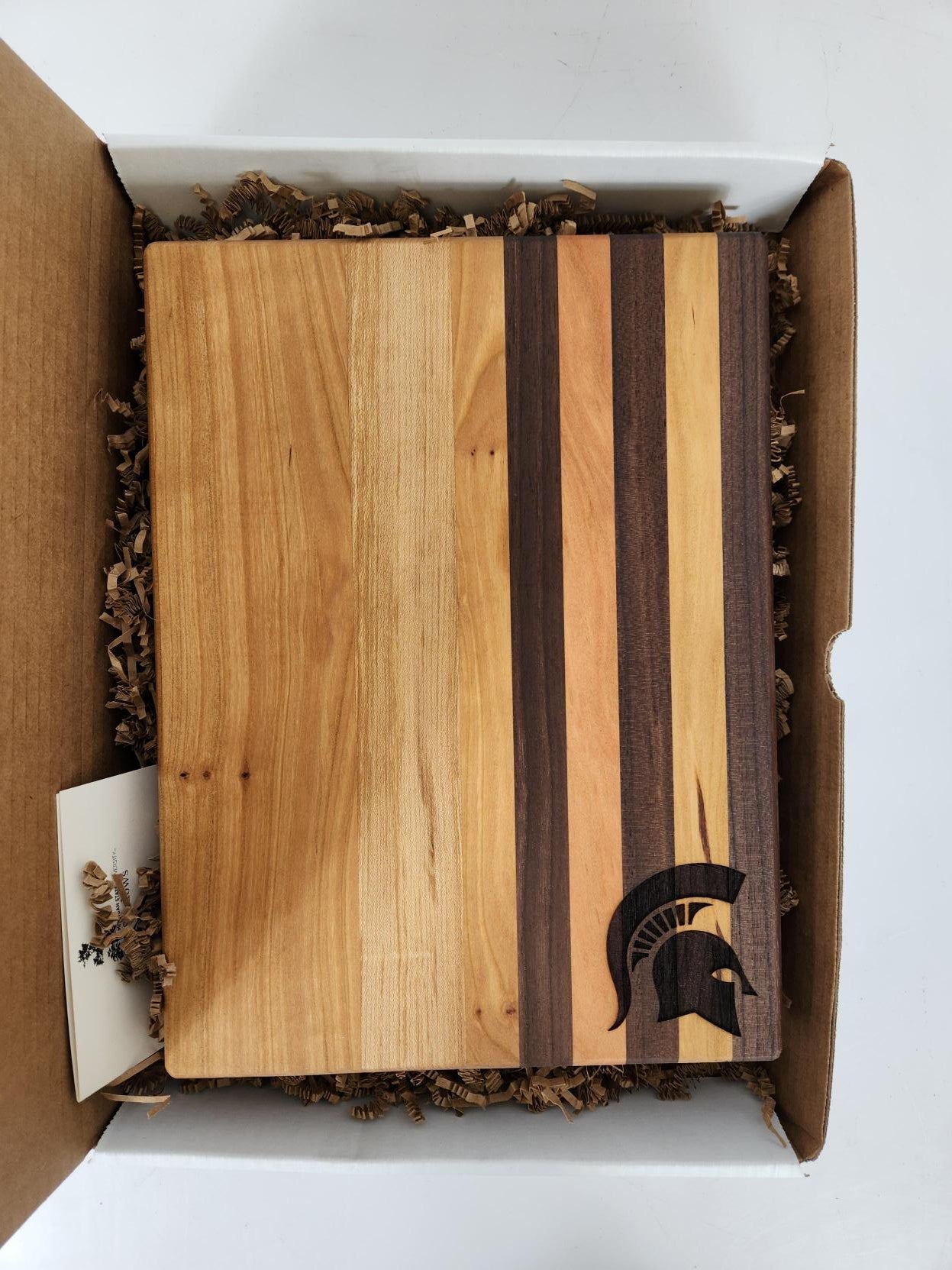 MSU Shadows Small Cutting Board Spartan Head Style 4