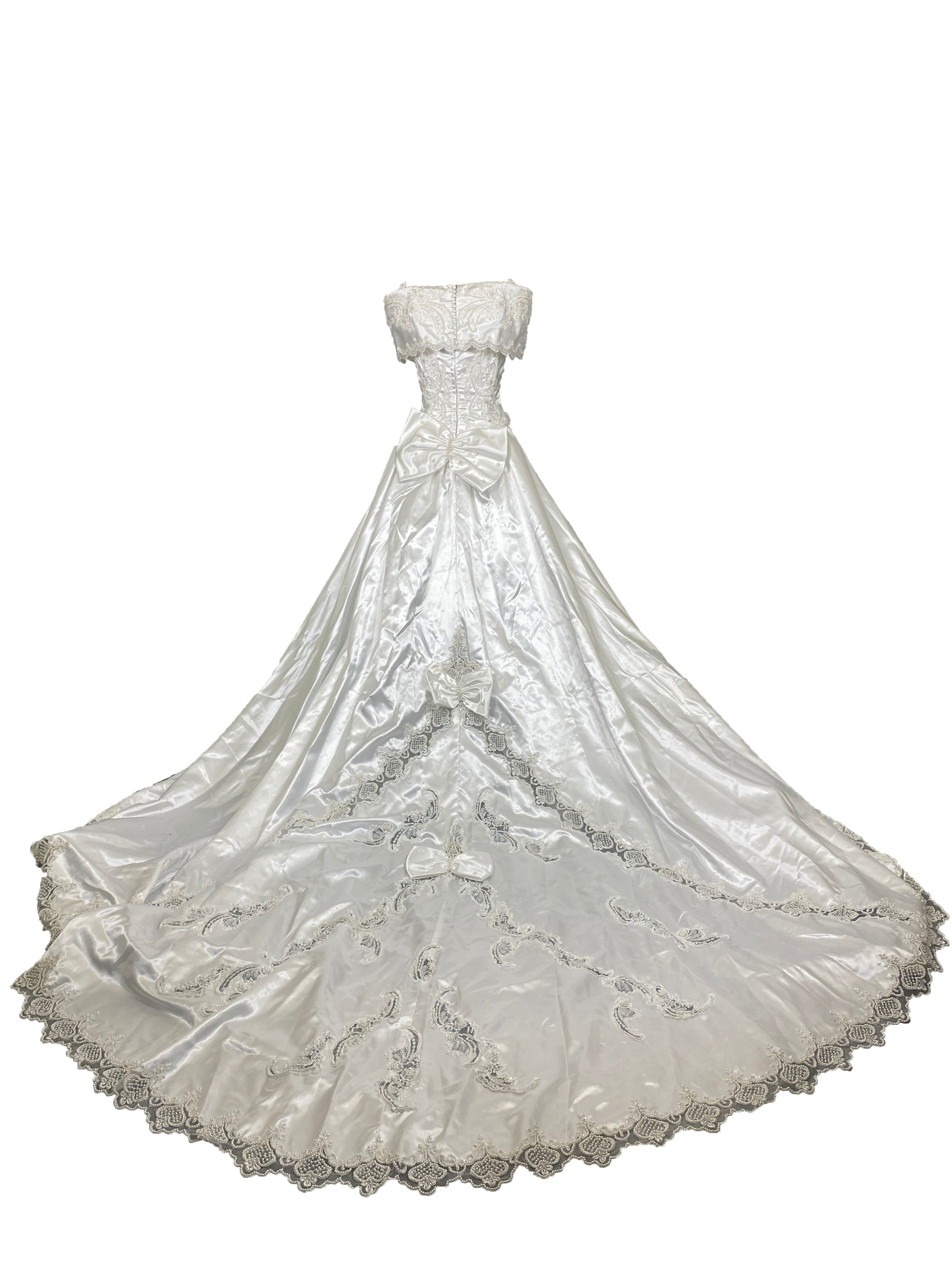 Vintage Zurcion Method Prestige Wedding Gown Women's Size 8