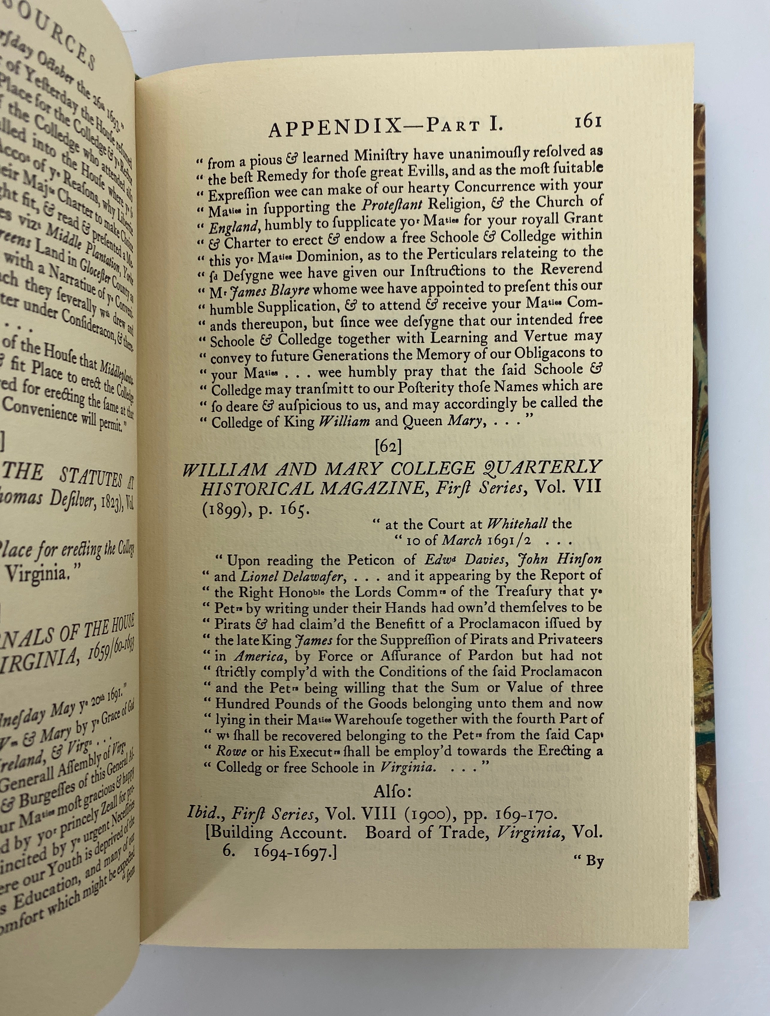 A Brief & True Report Concerning Williamsburg in Virginia 1968 HC
