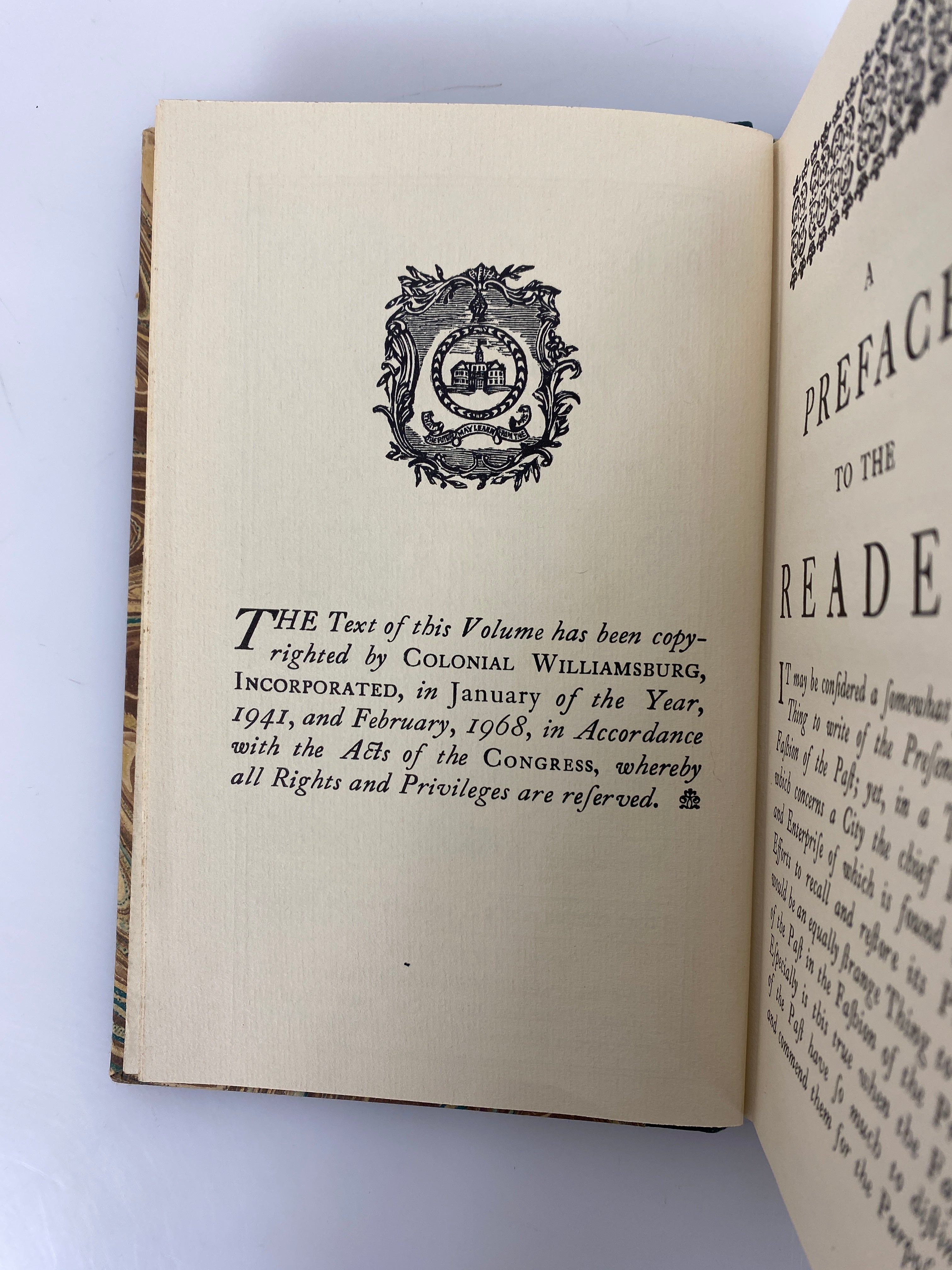 A Brief & True Report Concerning Williamsburg in Virginia 1968 HC