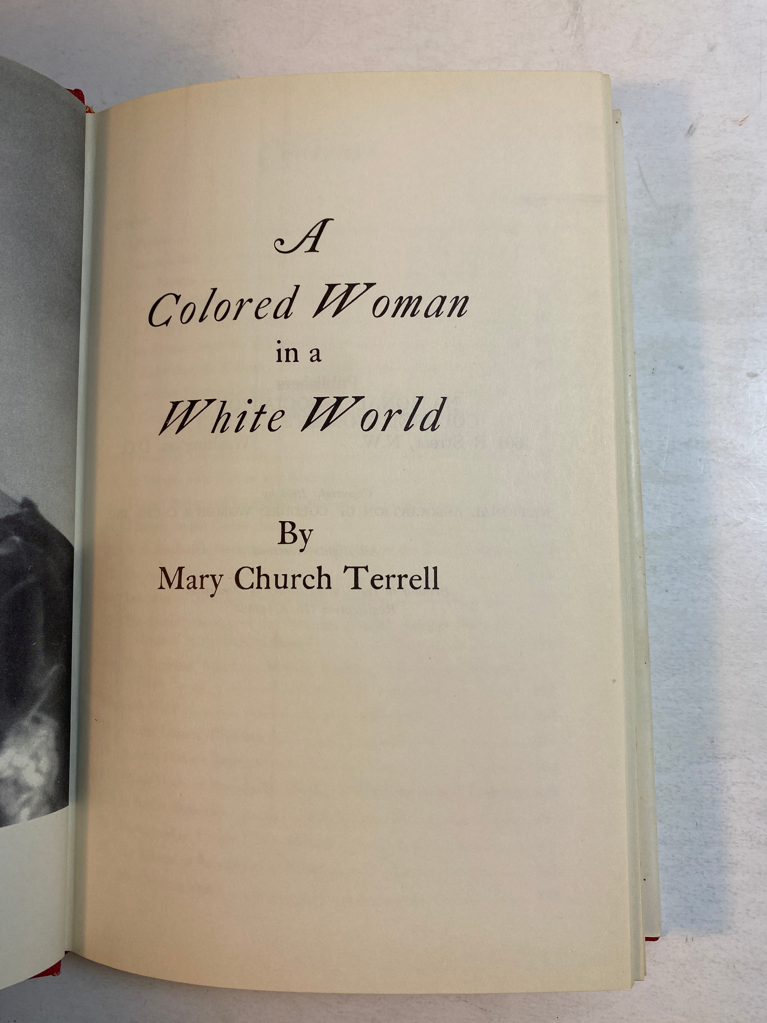 A Colored Woman in a White World Mary Church Terrell HCDJ 1968