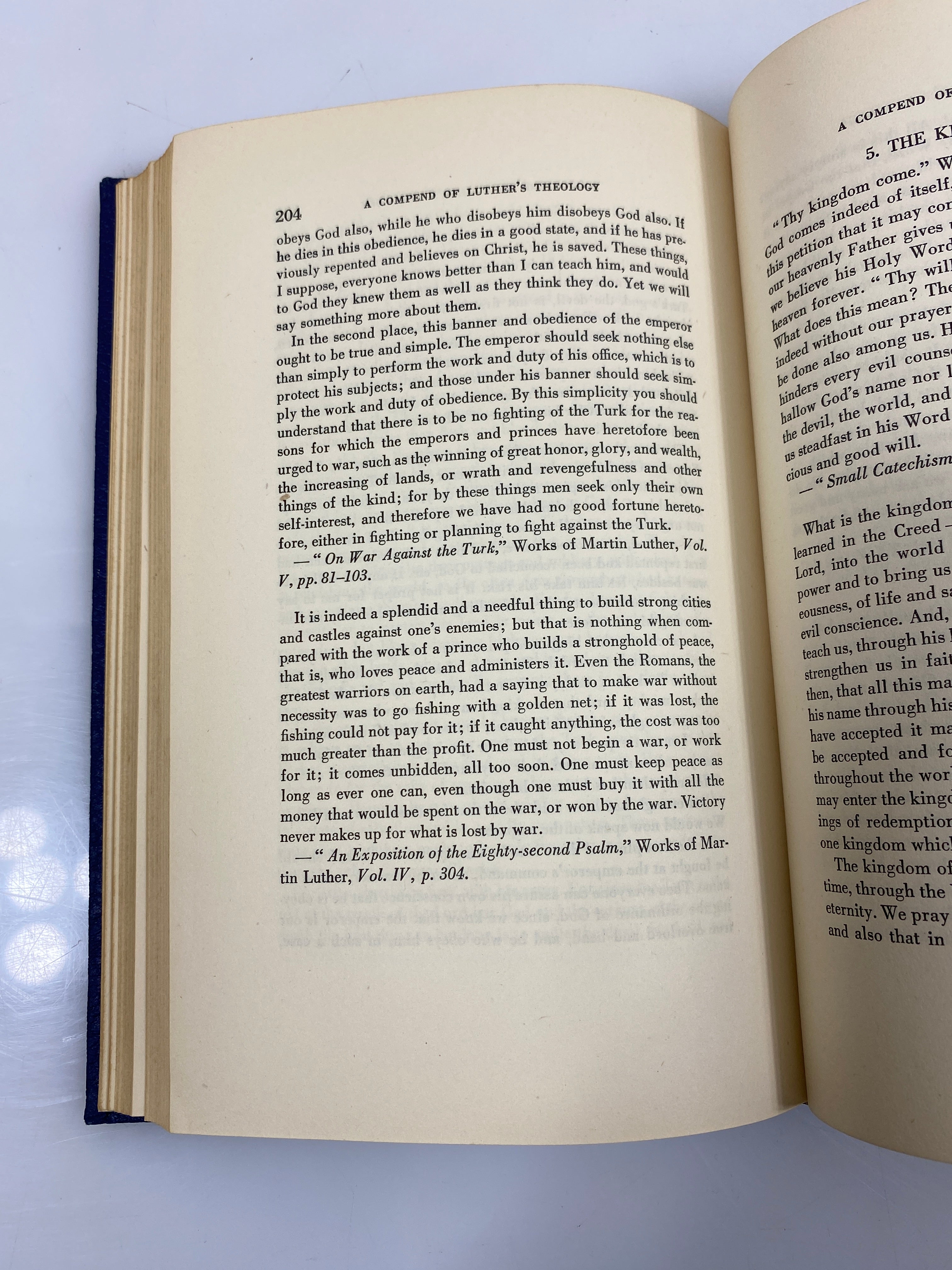 A Compend of Luther's Theology by Kerr 1943 HC
