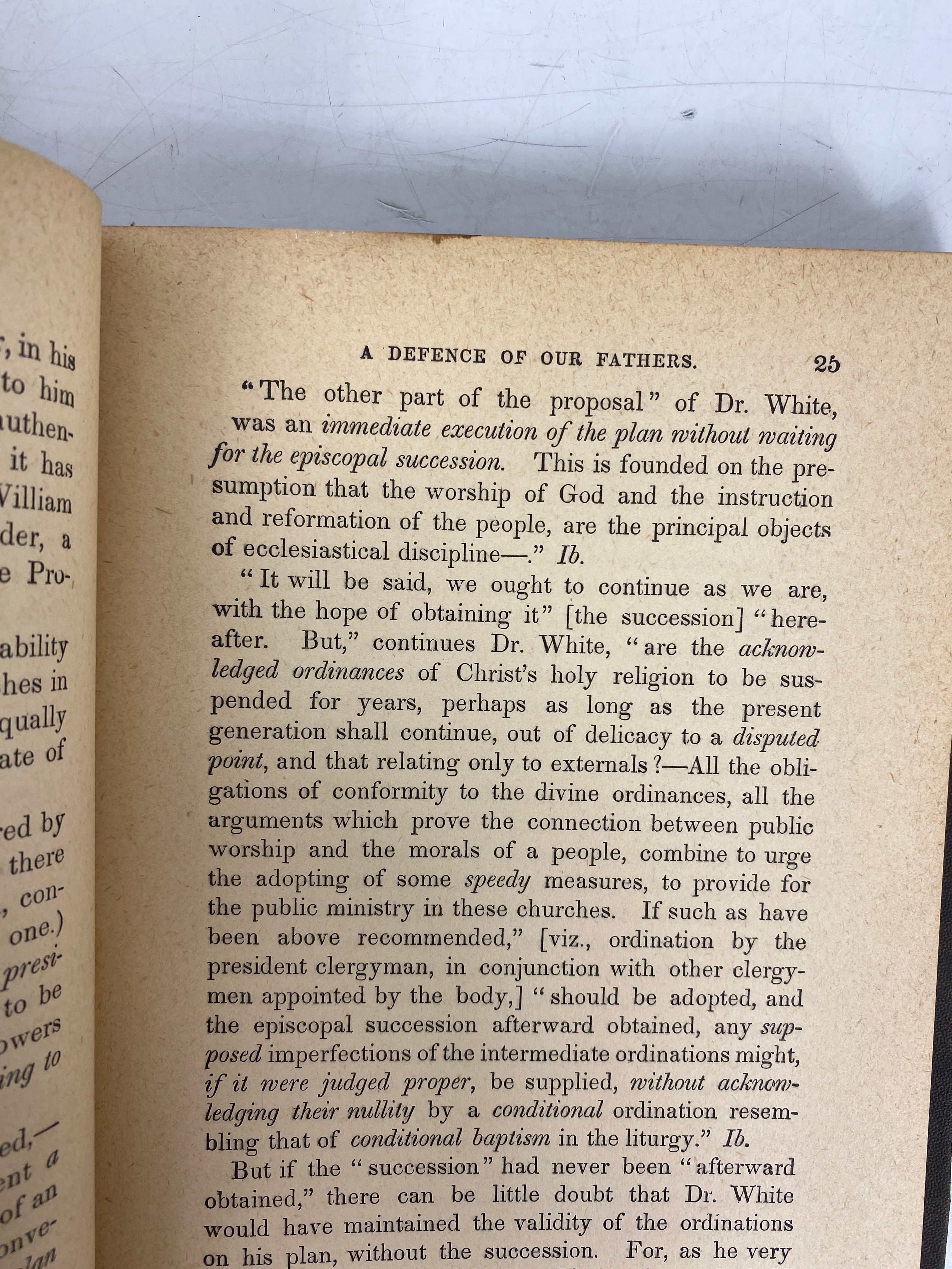 A Defence of "Our Fathers" the Methodist Episcopal Church John Emory Antique HC