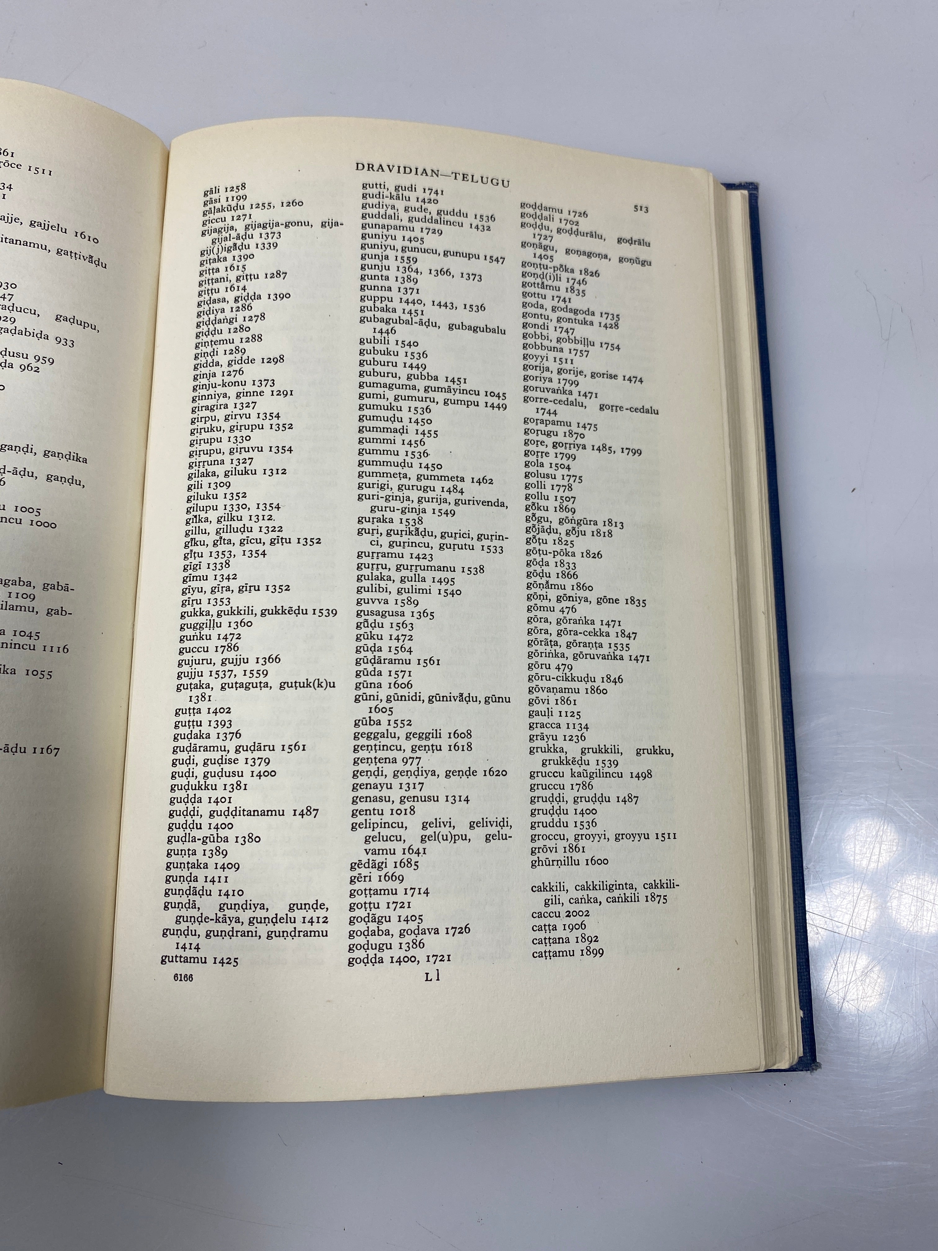 A Dravidian Etymological Dictionary by Burrow/Emeneau Ex-library 1966 HC