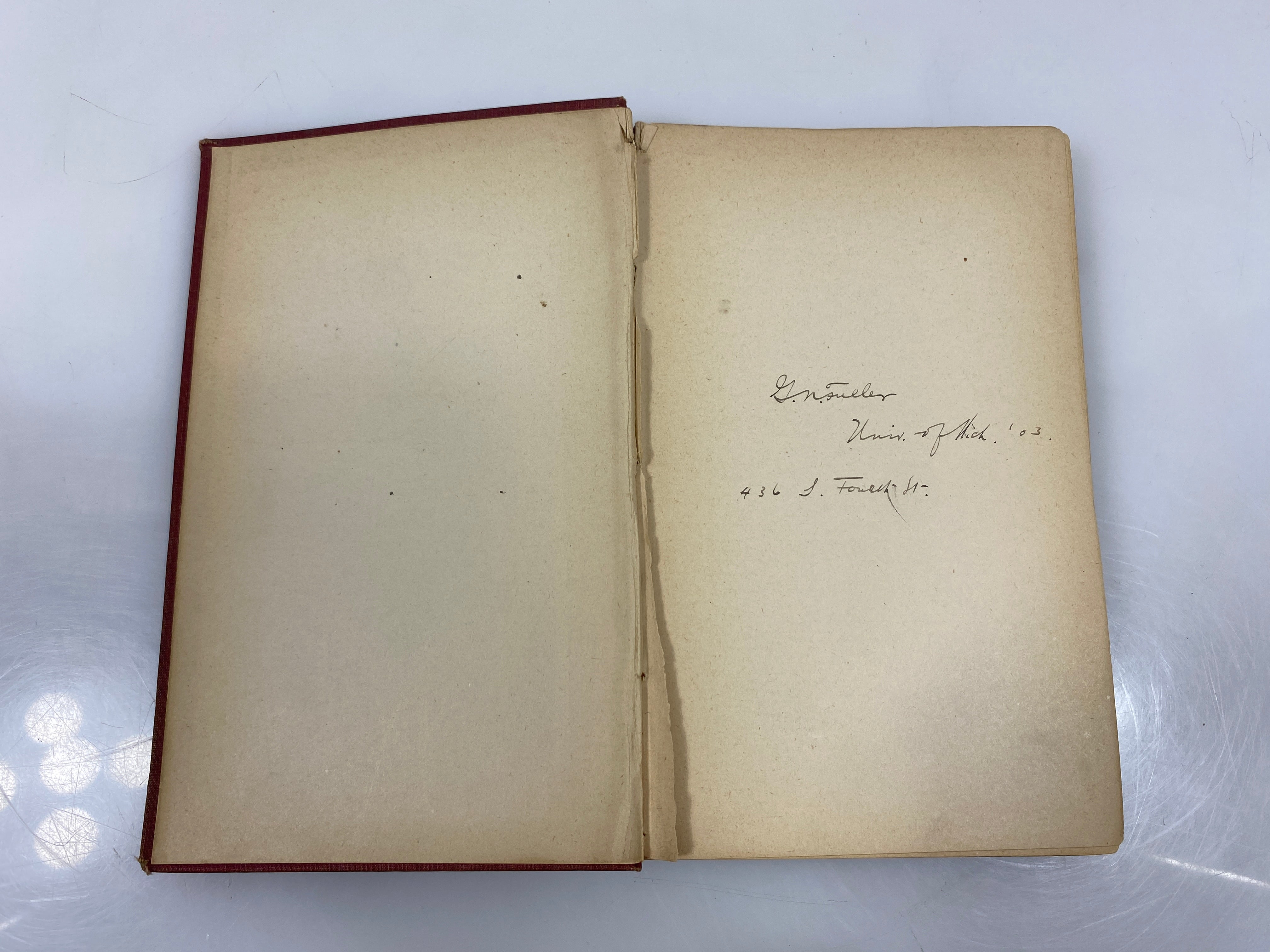 A French Reader for Beginners by Levi/Francois 1896 HC